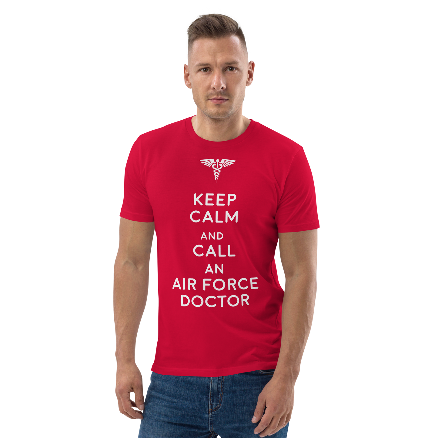 AIR FORCE DOCTOR Doctor series unisex organic cotton t-shirt