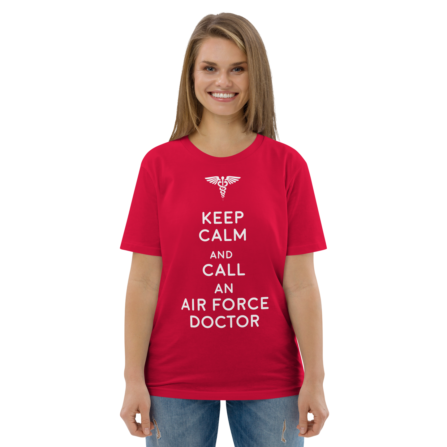 AIR FORCE DOCTOR Doctor series unisex organic cotton t-shirt