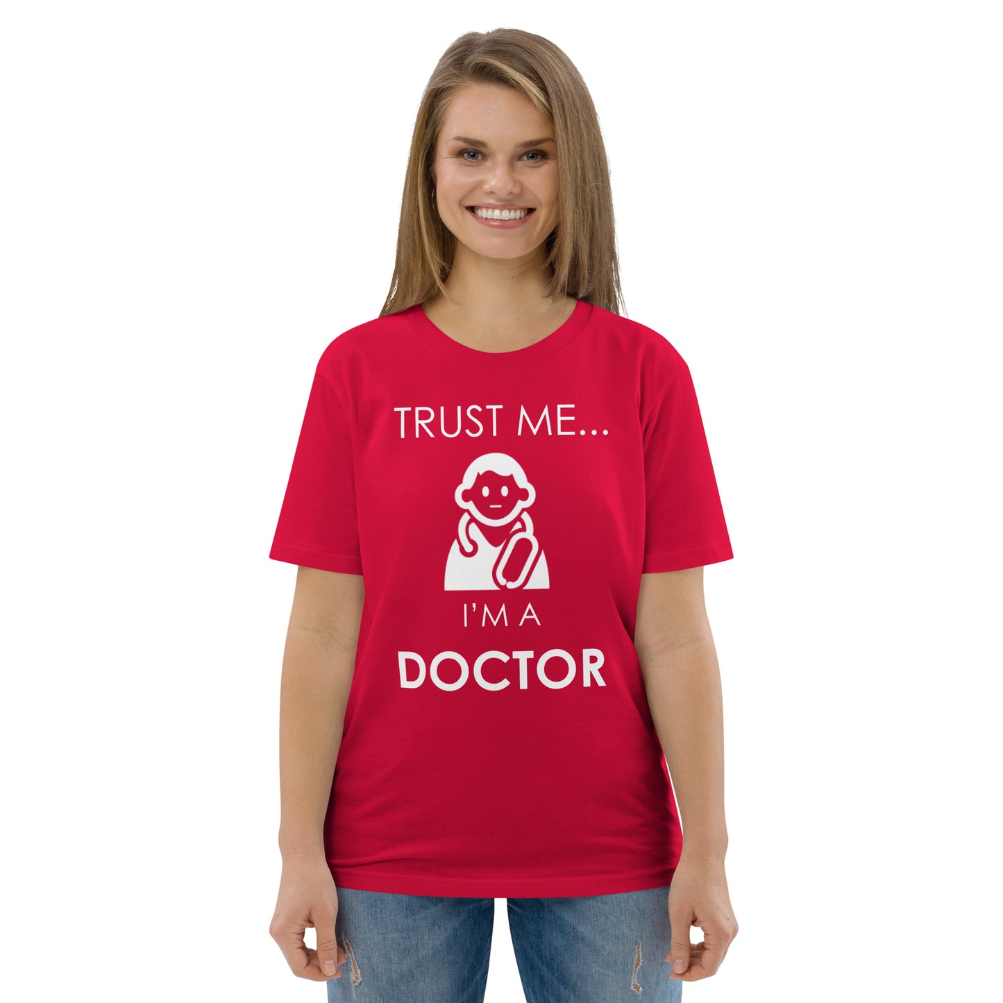 TRUST ME Doctor series unisex organic cotton t-shirt