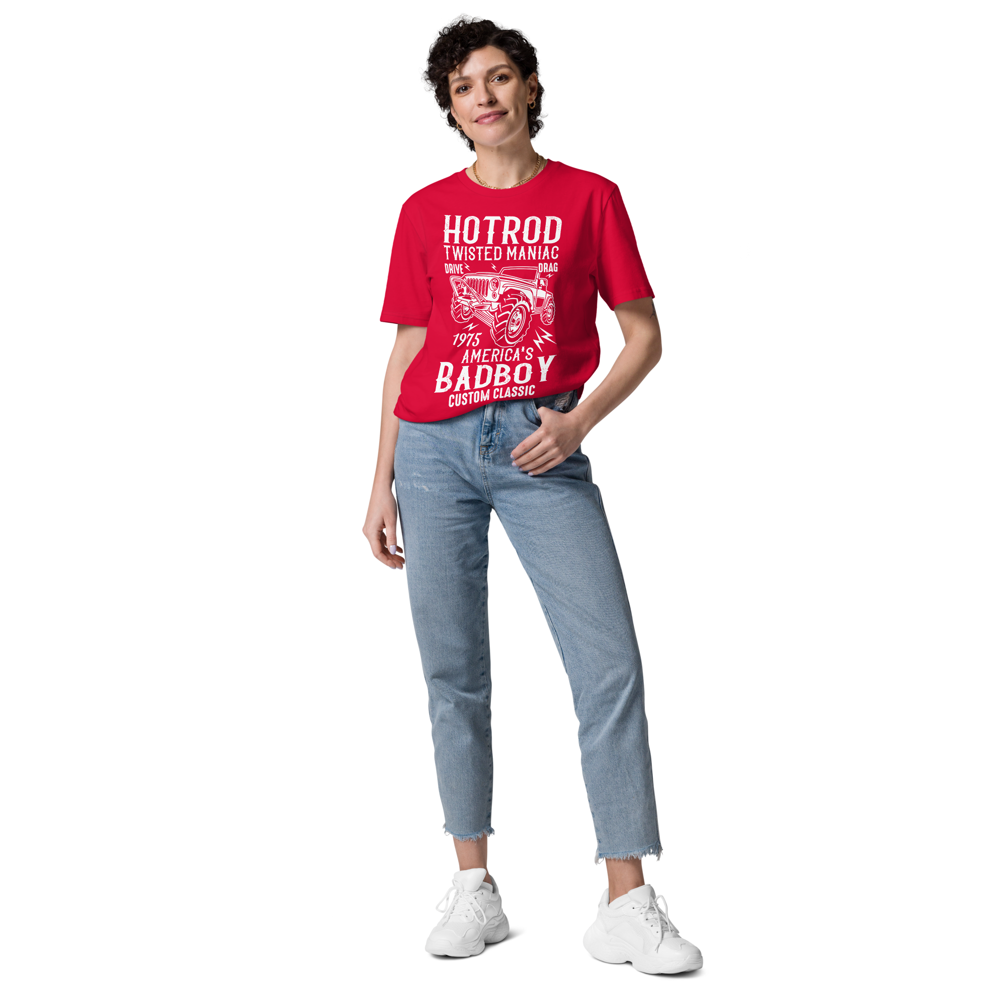 HOTROD BADBOY Unisex-T-Shirt aus Bio-Baumwolle
