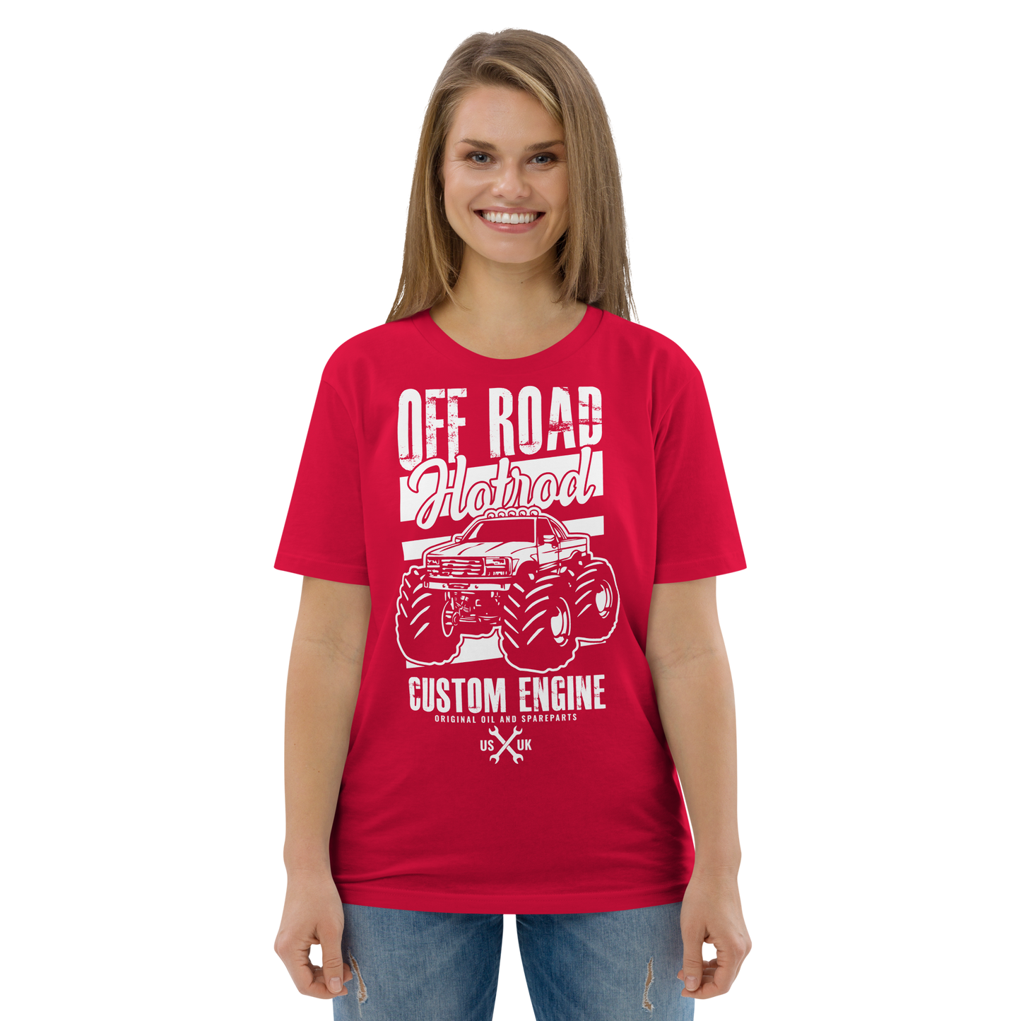 OFF ROAD HOTROD Unisex organic cotton t-shirt