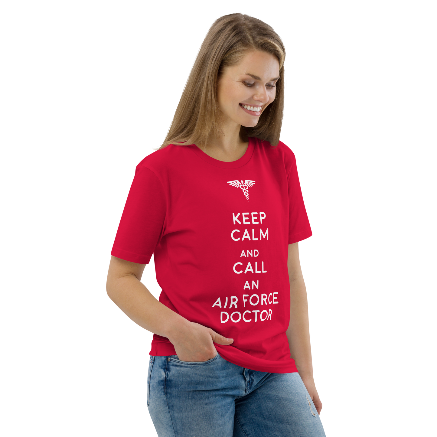 AIR FORCE DOCTOR Doctor series unisex organic cotton t-shirt