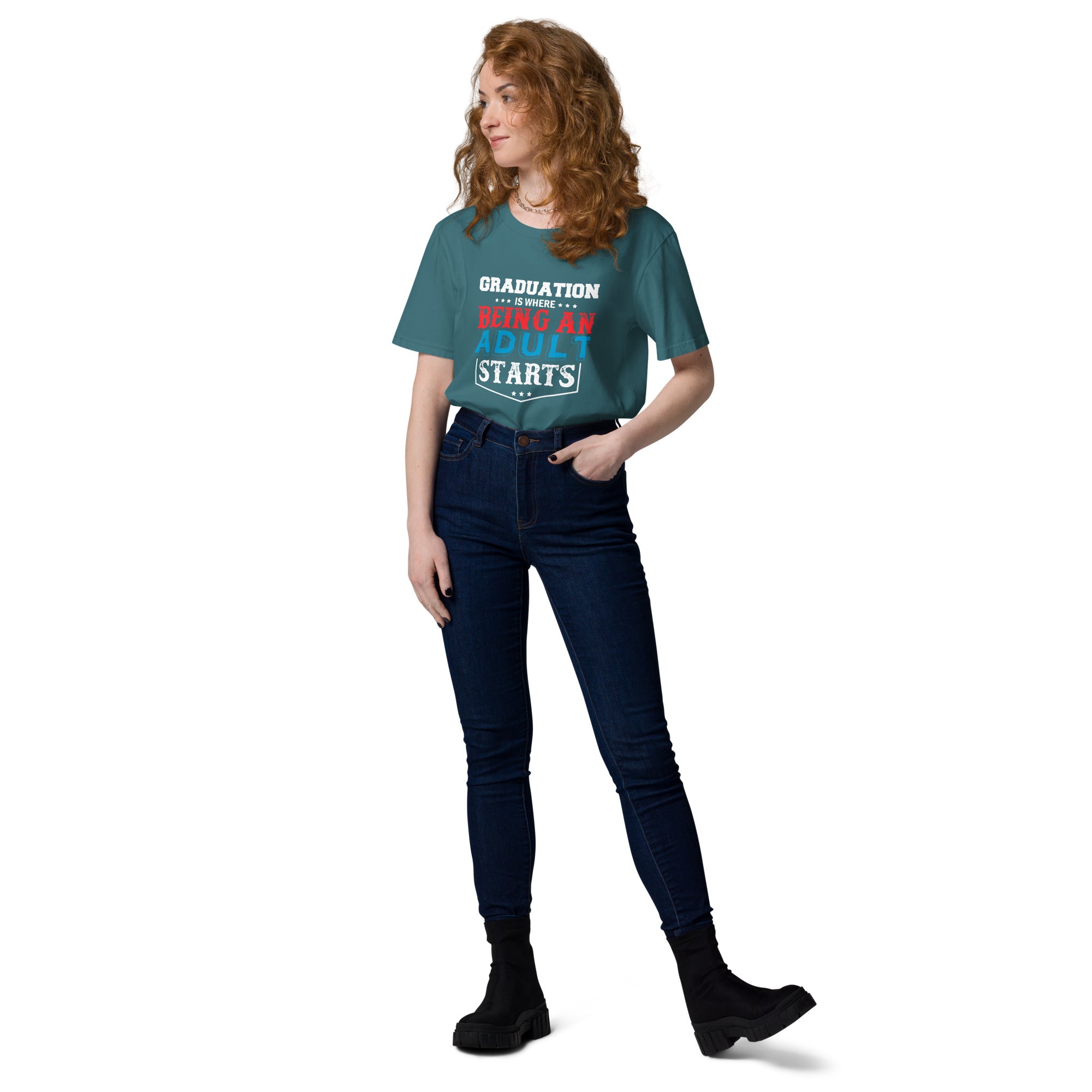 ADULTING BEGINS unisex t-shirt