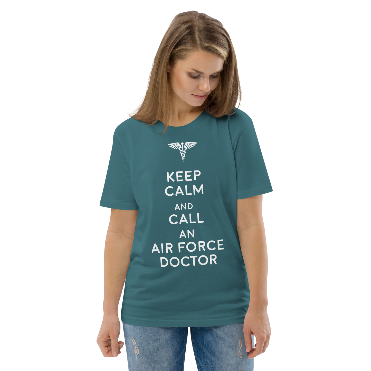 AIR FORCE DOCTOR Doctor series unisex organic cotton t-shirt