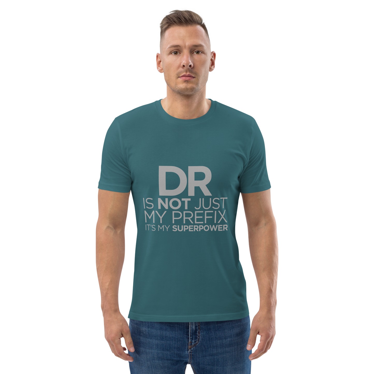 SUPERPOWER Doctor series unisex organic cotton t-shirt