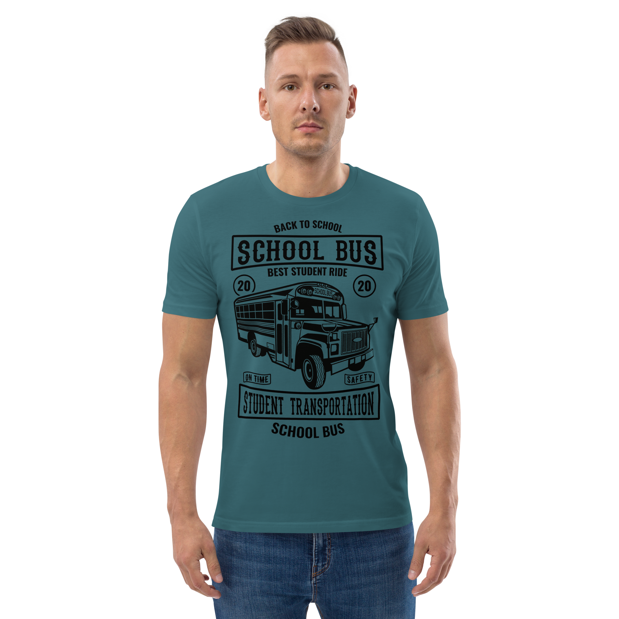 SCHULBUS Unisex T-Shirt aus Bio-Baumwolle