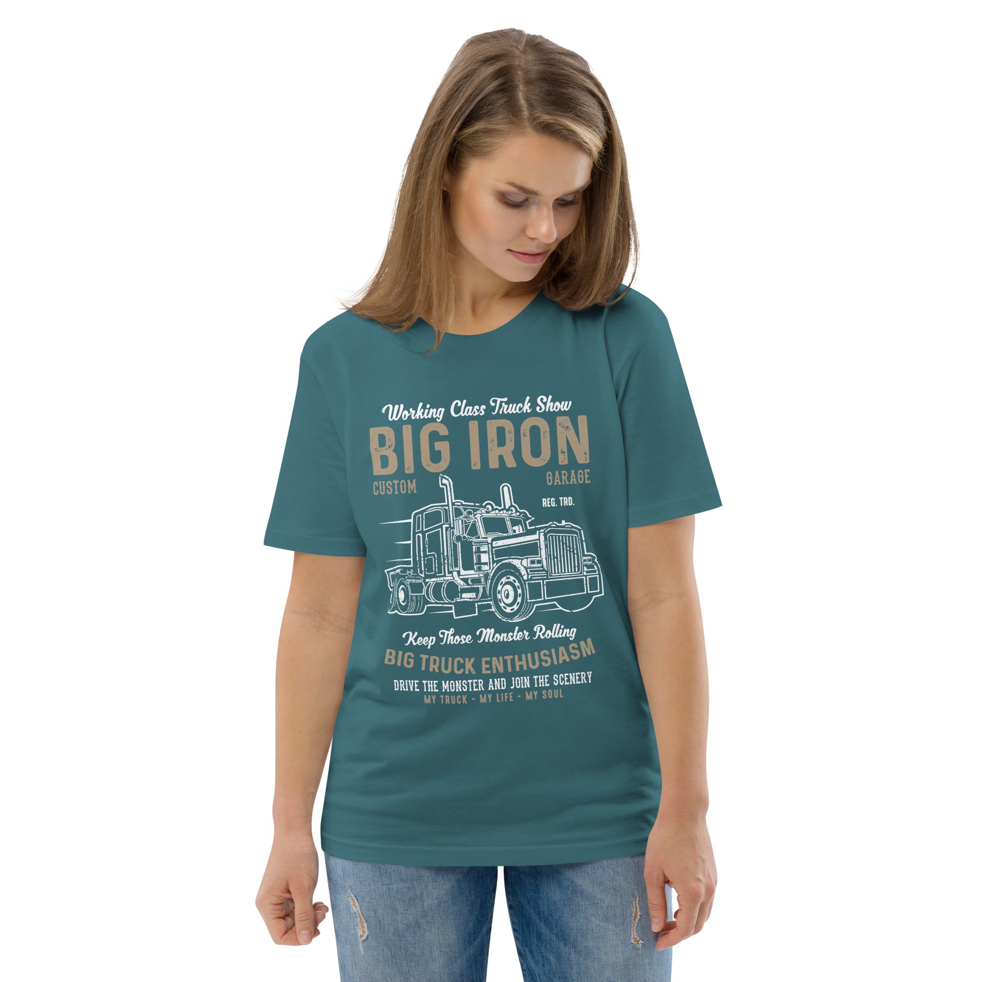 WORKING CLASS BIG IRON Unisex T-Shirt aus Bio-Baumwolle