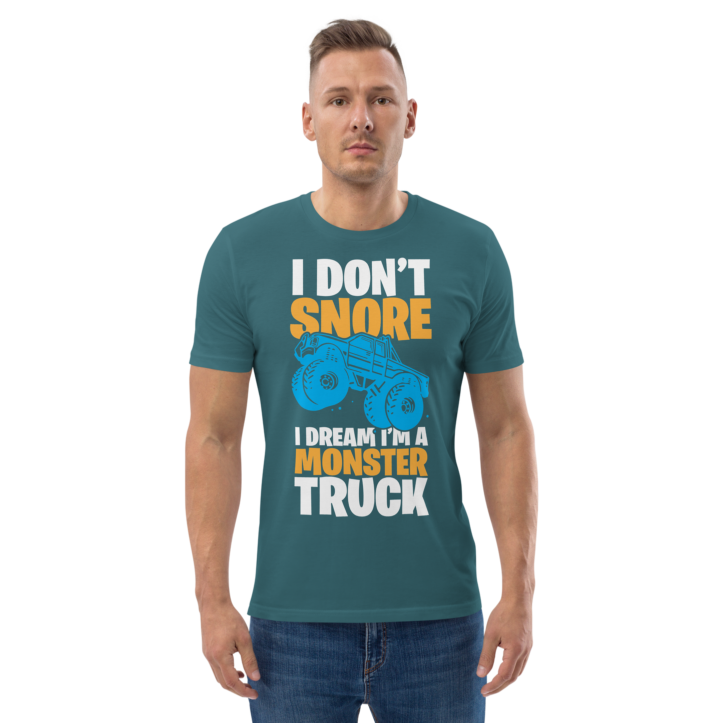 I'M A MONSTER TRUCK Unisex organic cotton t-shirt