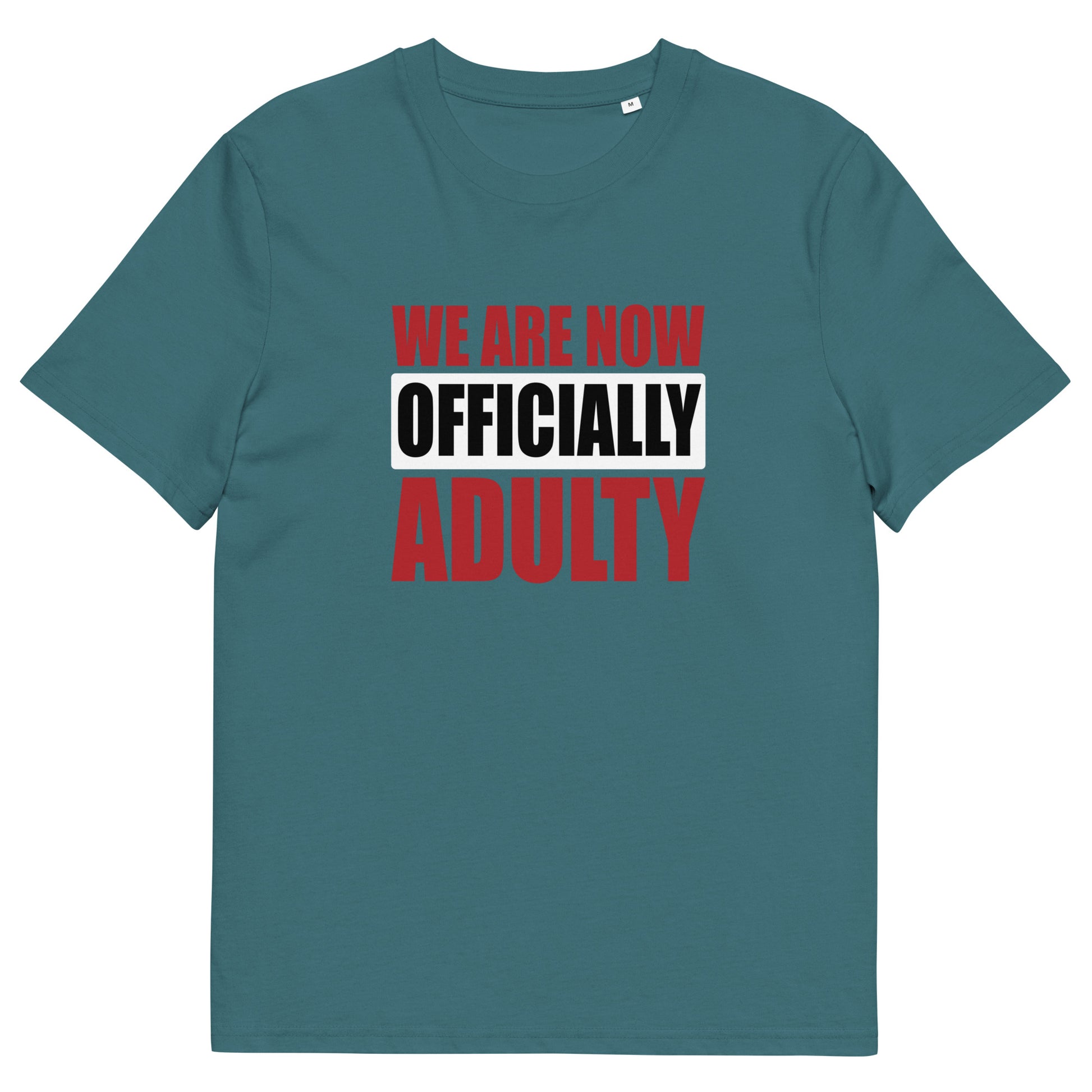 OFFICIALLY ADULTY unisex organic cotton t-shirt