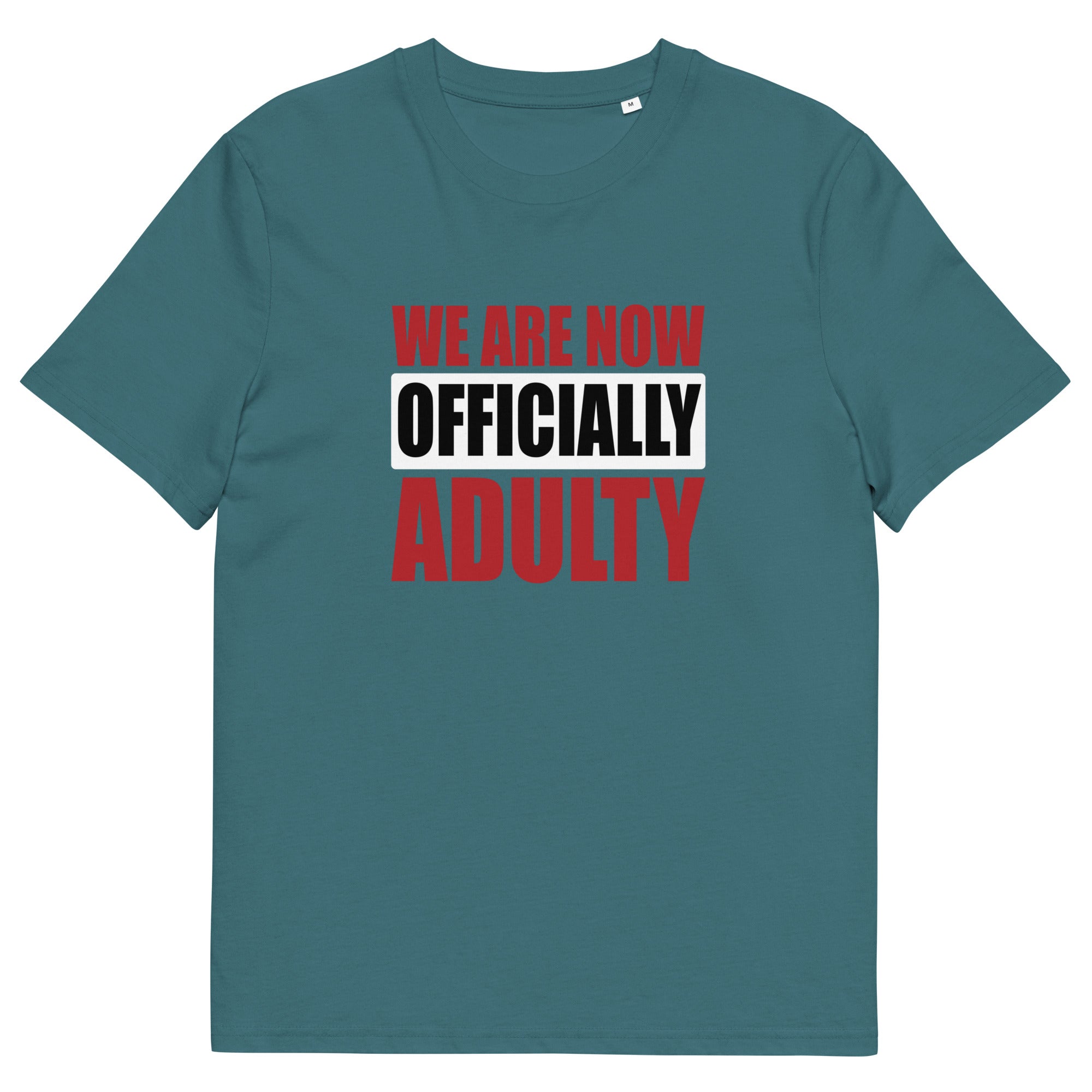 Camiseta unisex de algodón orgánico OFICIALMENTE PARA ADULTOS