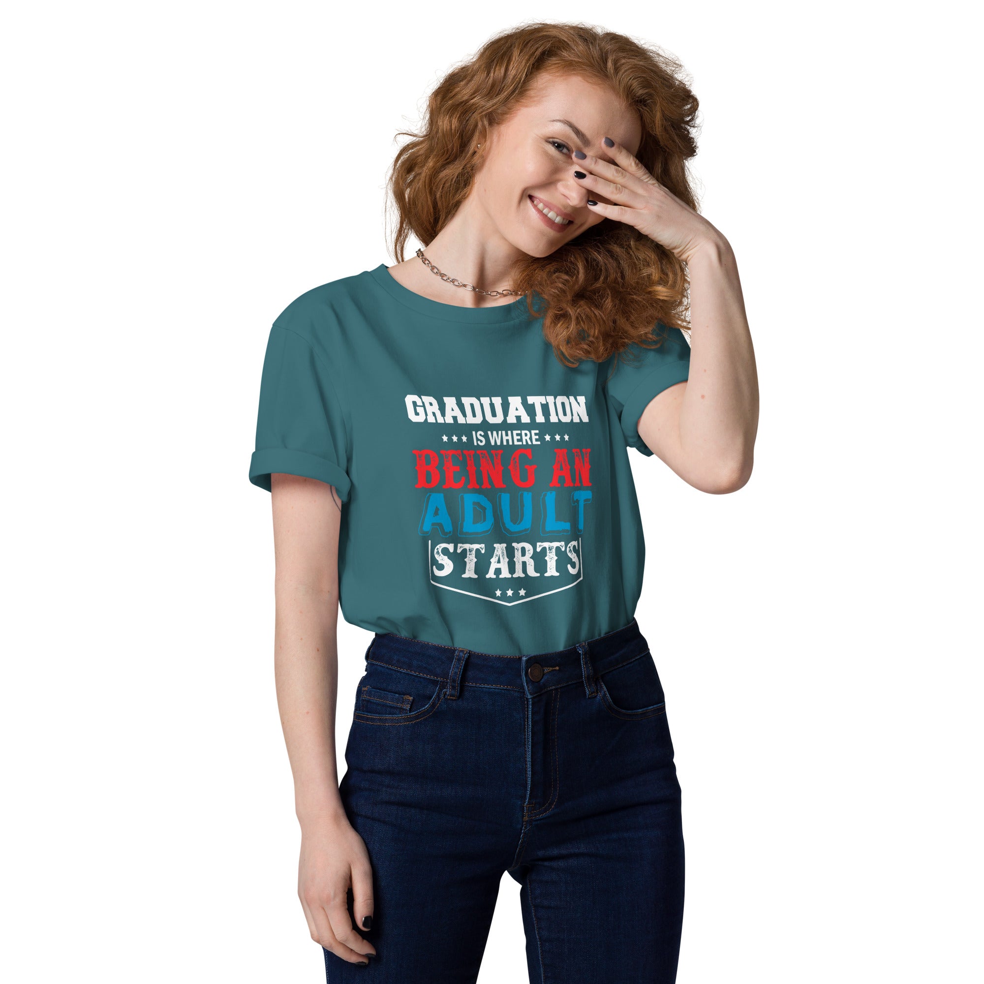 ADULTING BEGINS unisex t-shirt