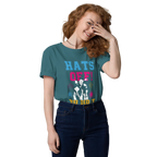 HATS OFF! unisex t-shirt - Printoo Shop - - graduation, t-shirt, unisex, Unisex Organic Cotton T-Shirt | Stanley/Stella STTU169