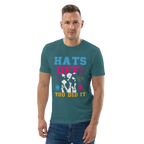 HATS OFF! unisex t-shirt - Printoo Shop - - graduation, t-shirt, unisex, Unisex Organic Cotton T-Shirt | Stanley/Stella STTU169