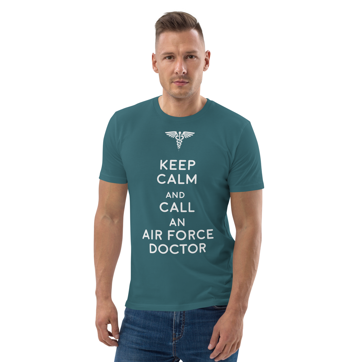 AIR FORCE DOCTOR Doctor series unisex organic cotton t-shirt