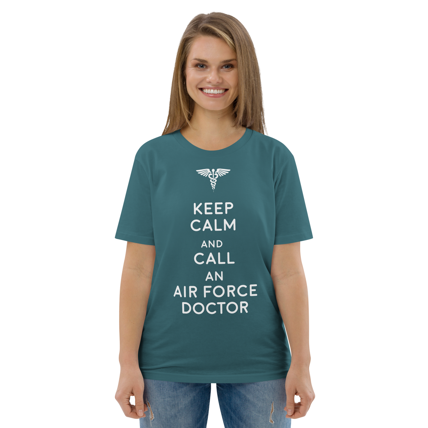 AIR FORCE DOCTOR Doctor series unisex organic cotton t-shirt