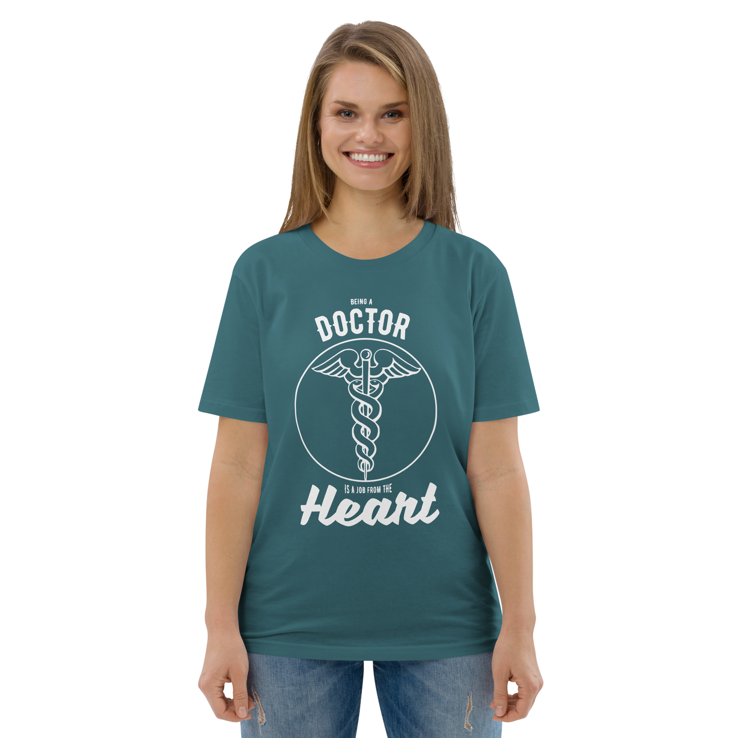 DOCTOR HEART Doctor series unisex organic cotton t-shirt