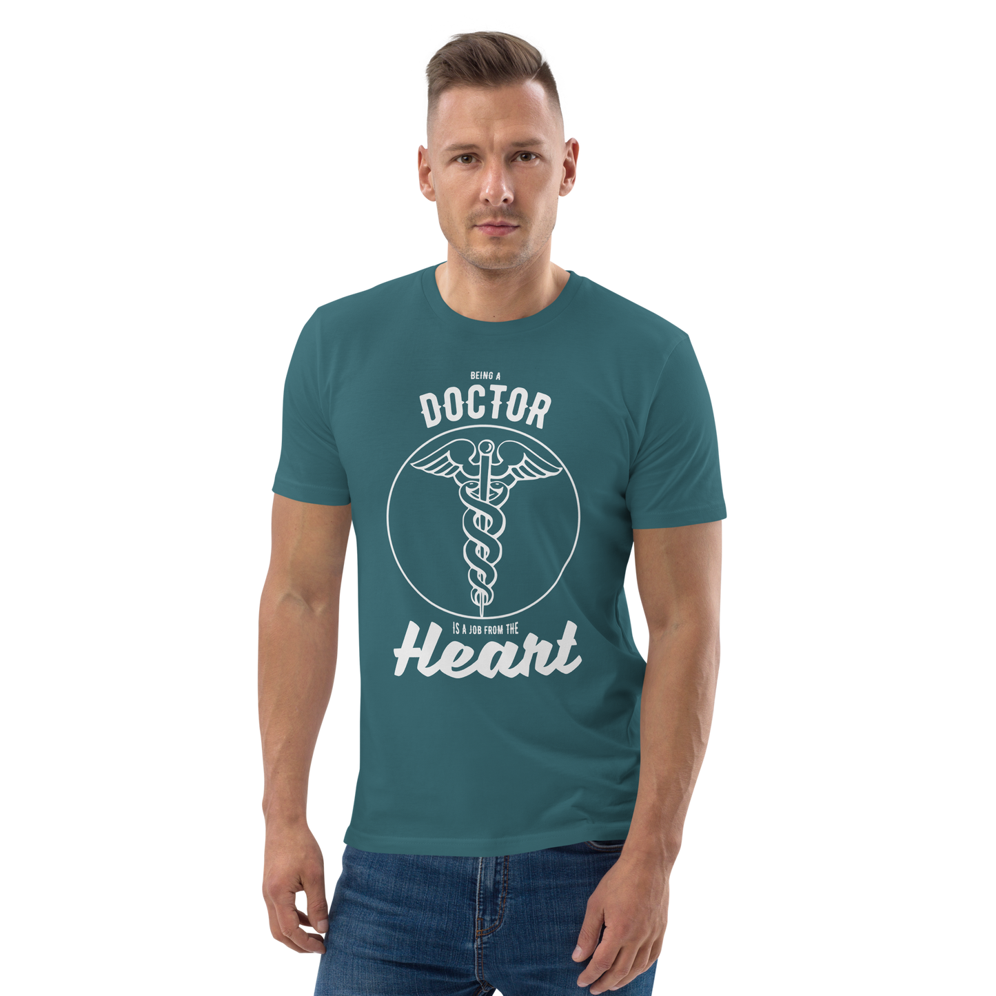 DOCTOR HEART Doctor series unisex organic cotton t-shirt