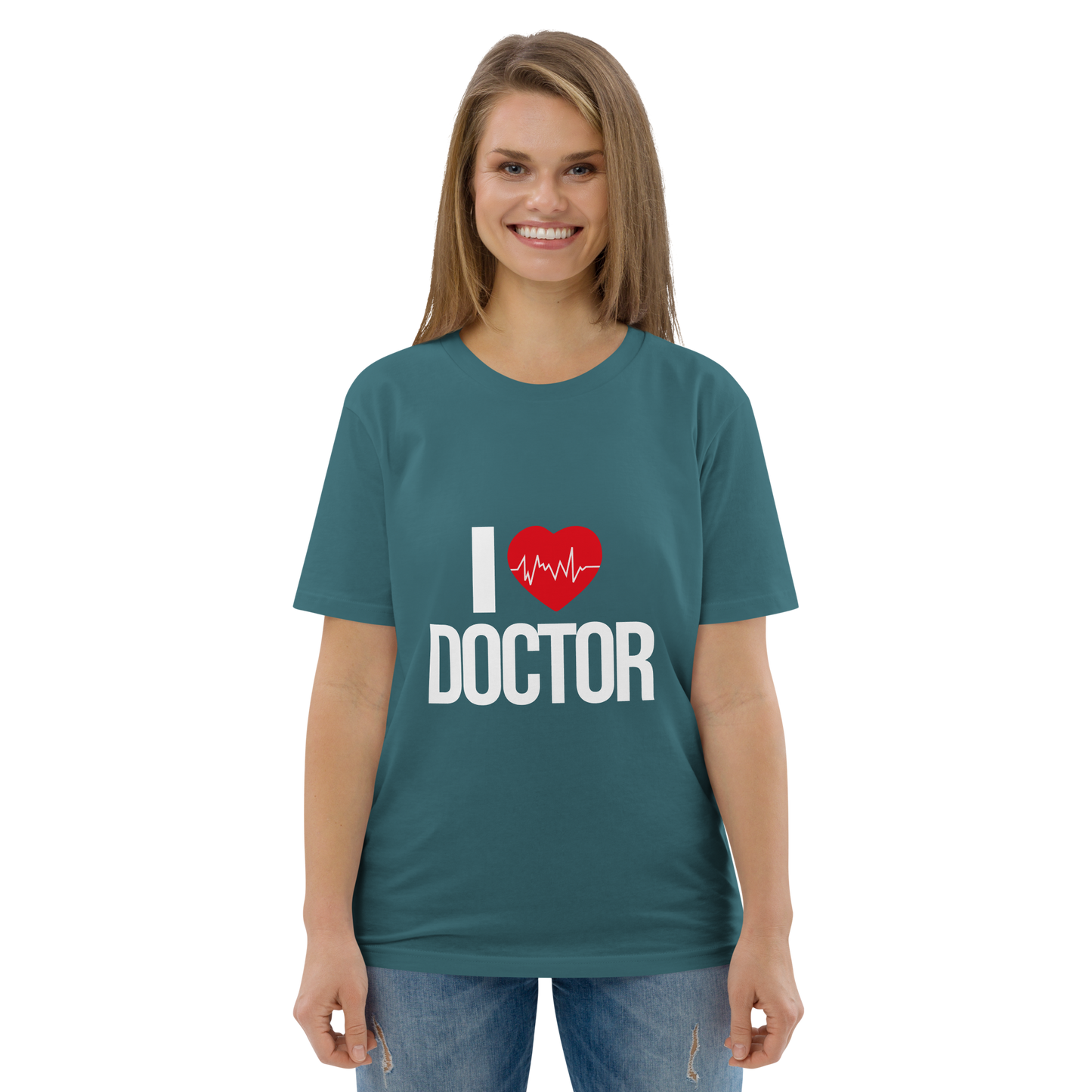 I LOVE DOCTOR Doctor series unisex organic cotton t-shirt