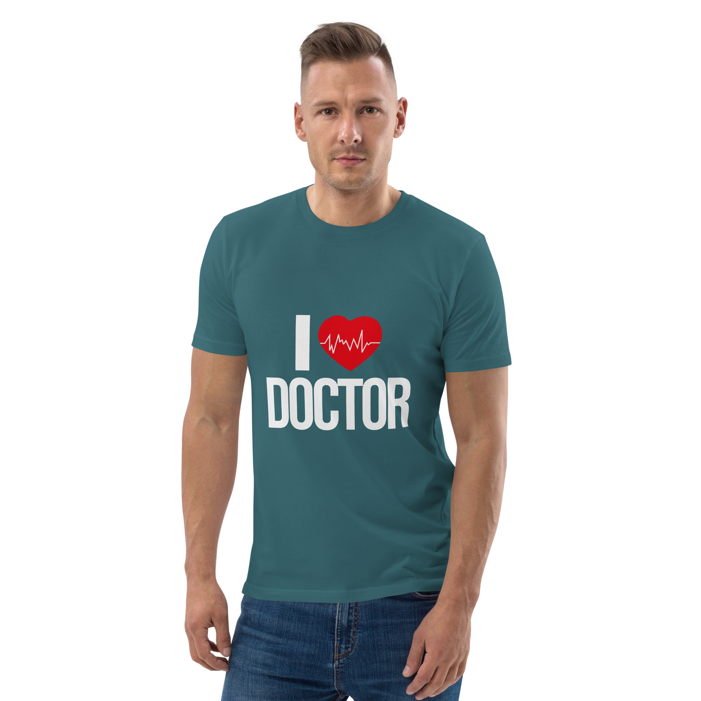 I LOVE DOCTOR Doctor series unisex organic cotton t-shirt