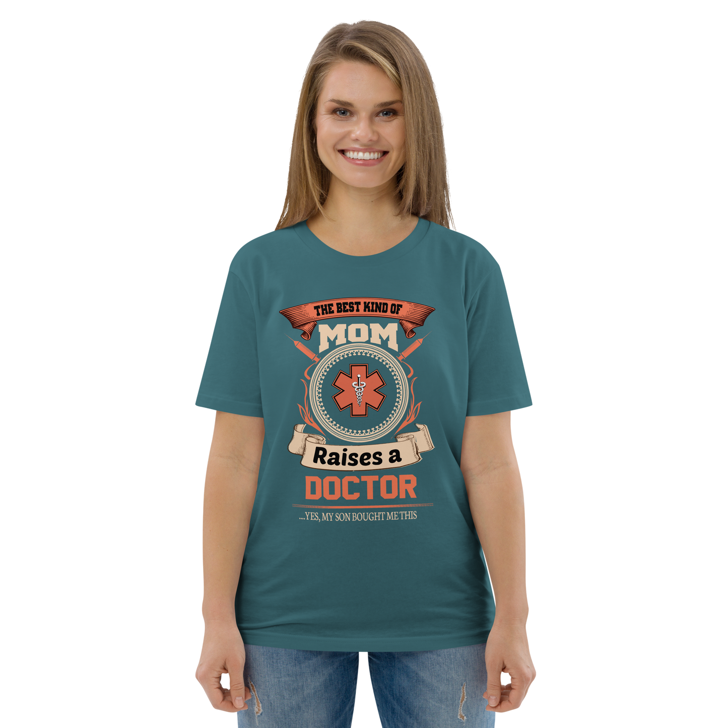 RAISES A DOCTOR Doctor series unisex organic cotton t-shirt