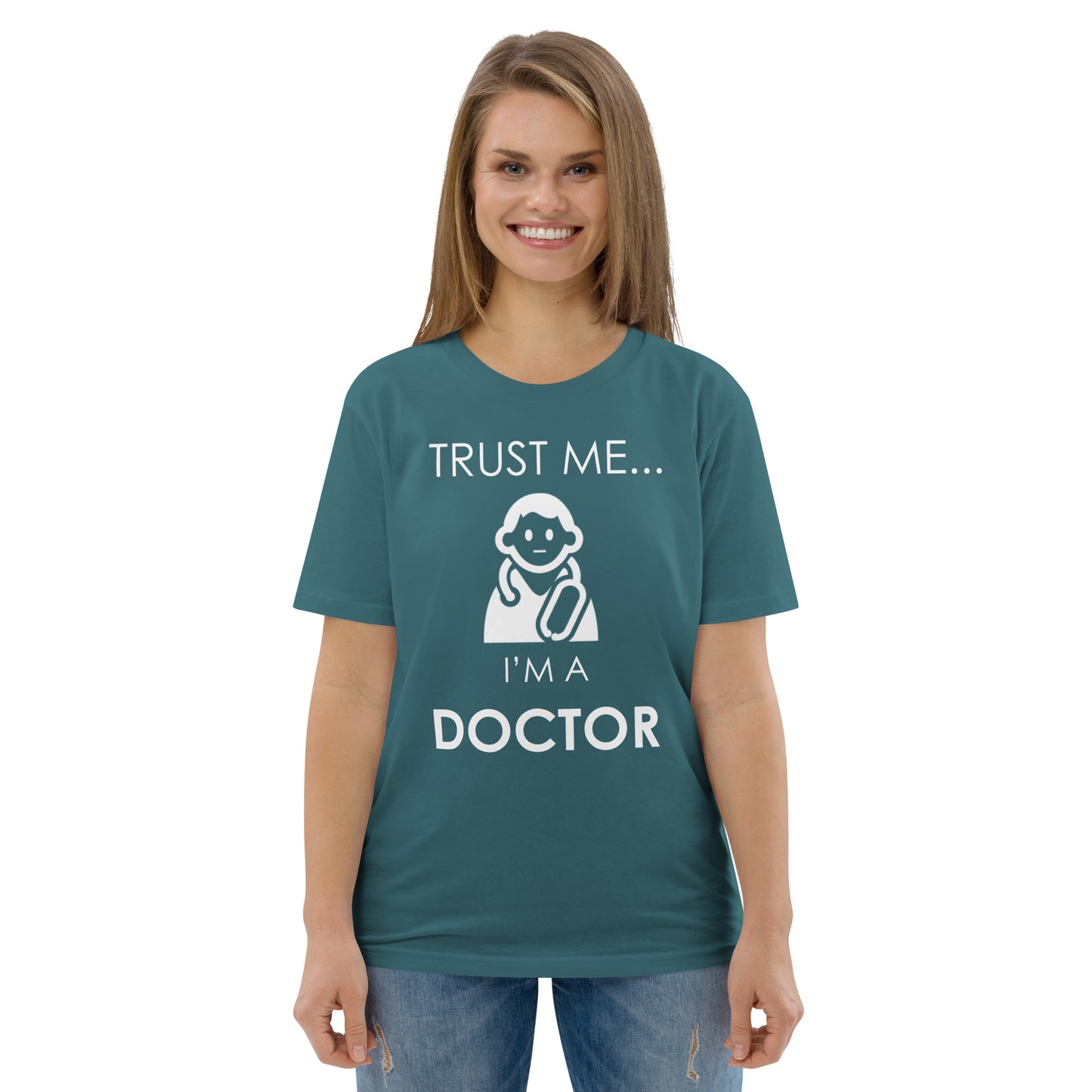 TRUST ME Doctor series unisex organic cotton t-shirt