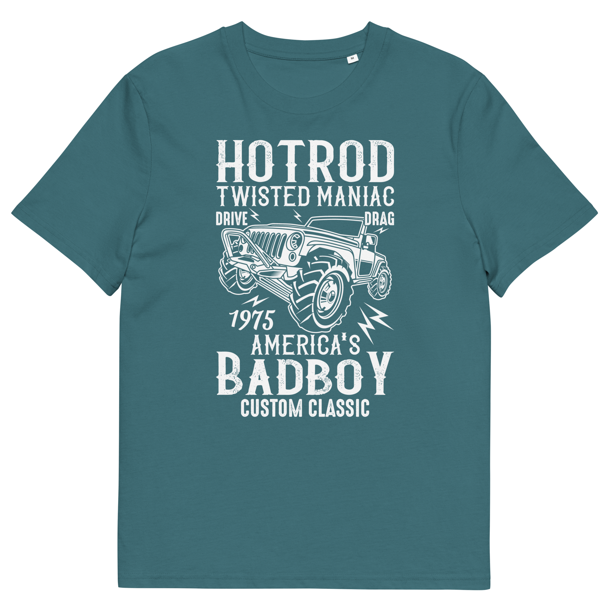 HOTROD BADBOY Unisex-T-Shirt aus Bio-Baumwolle