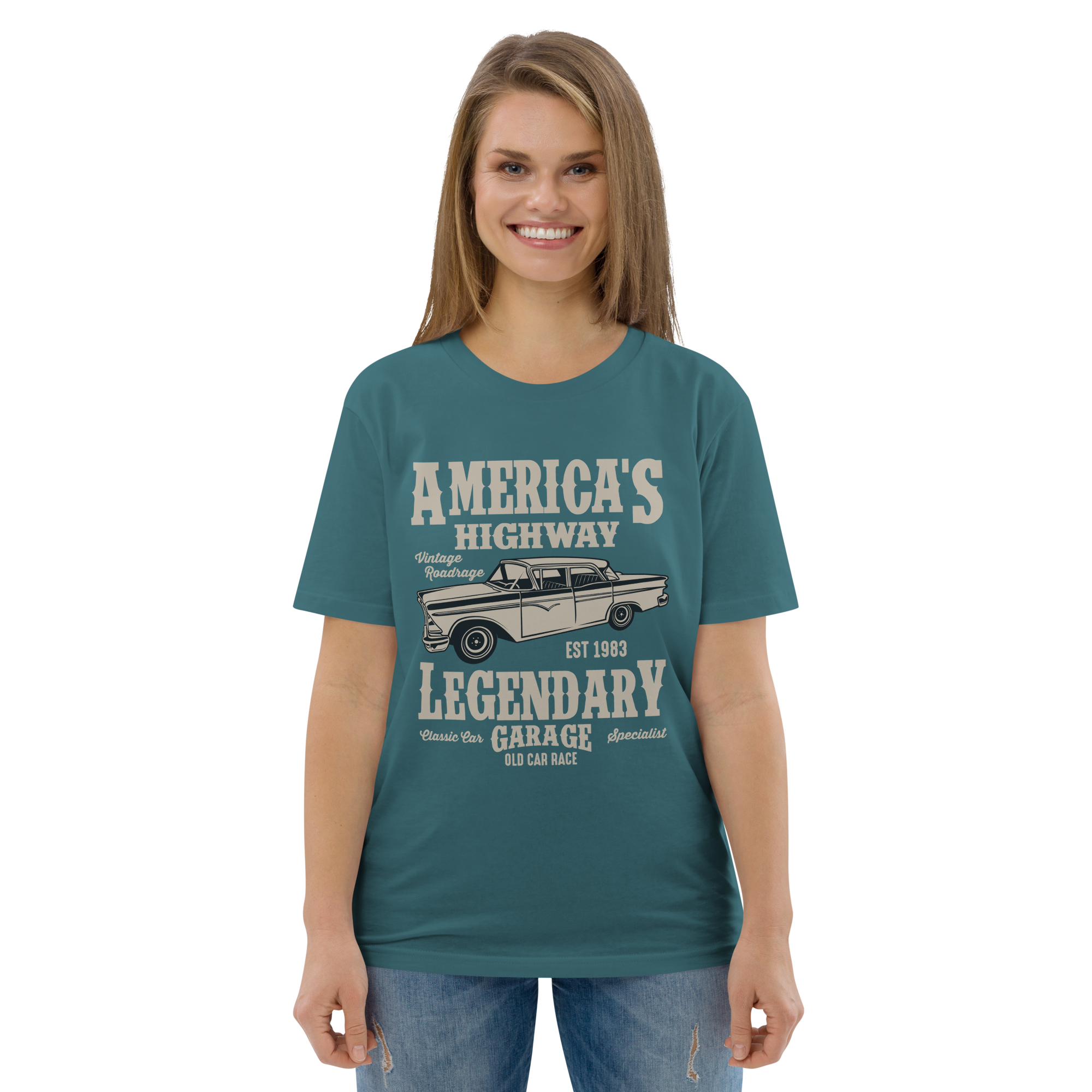 AMERICA'S HIGHWAY unisex t-shirt