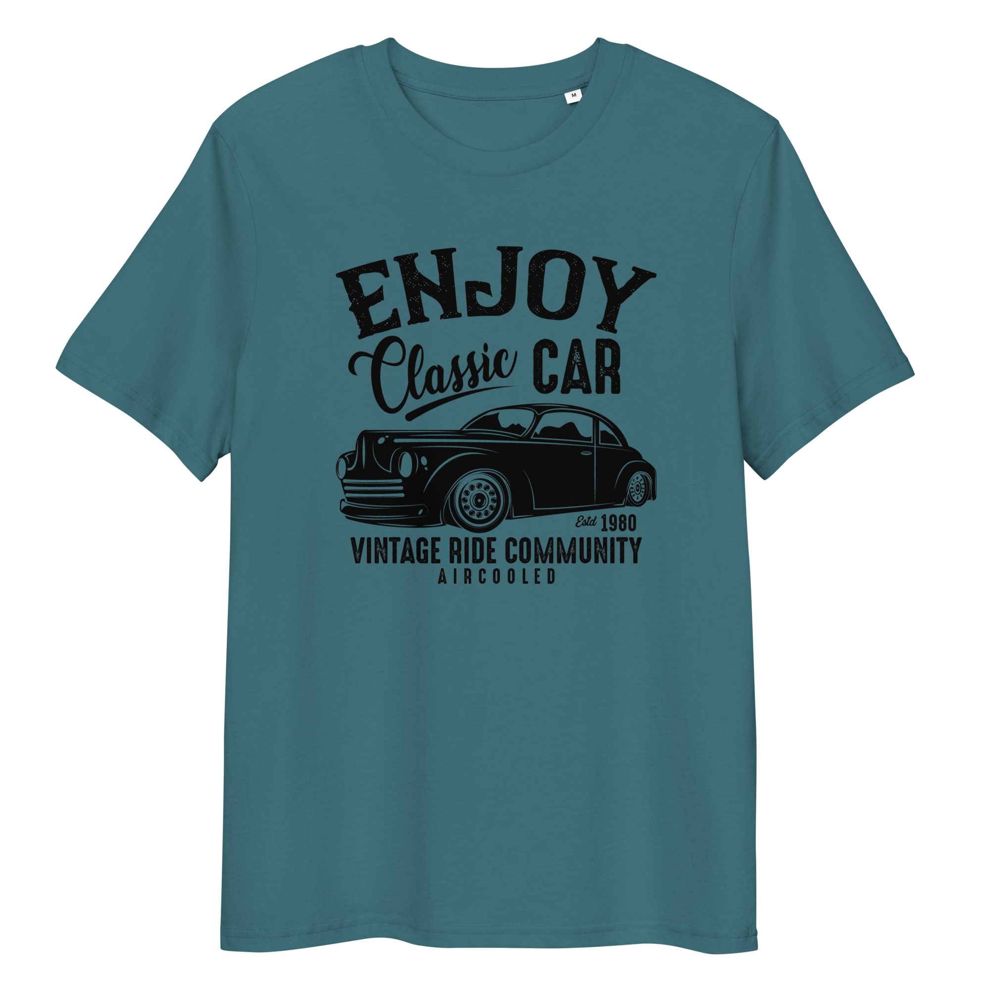 ENJOY CLASSIC CAR Unisex T-Shirt aus Bio-Baumwolle