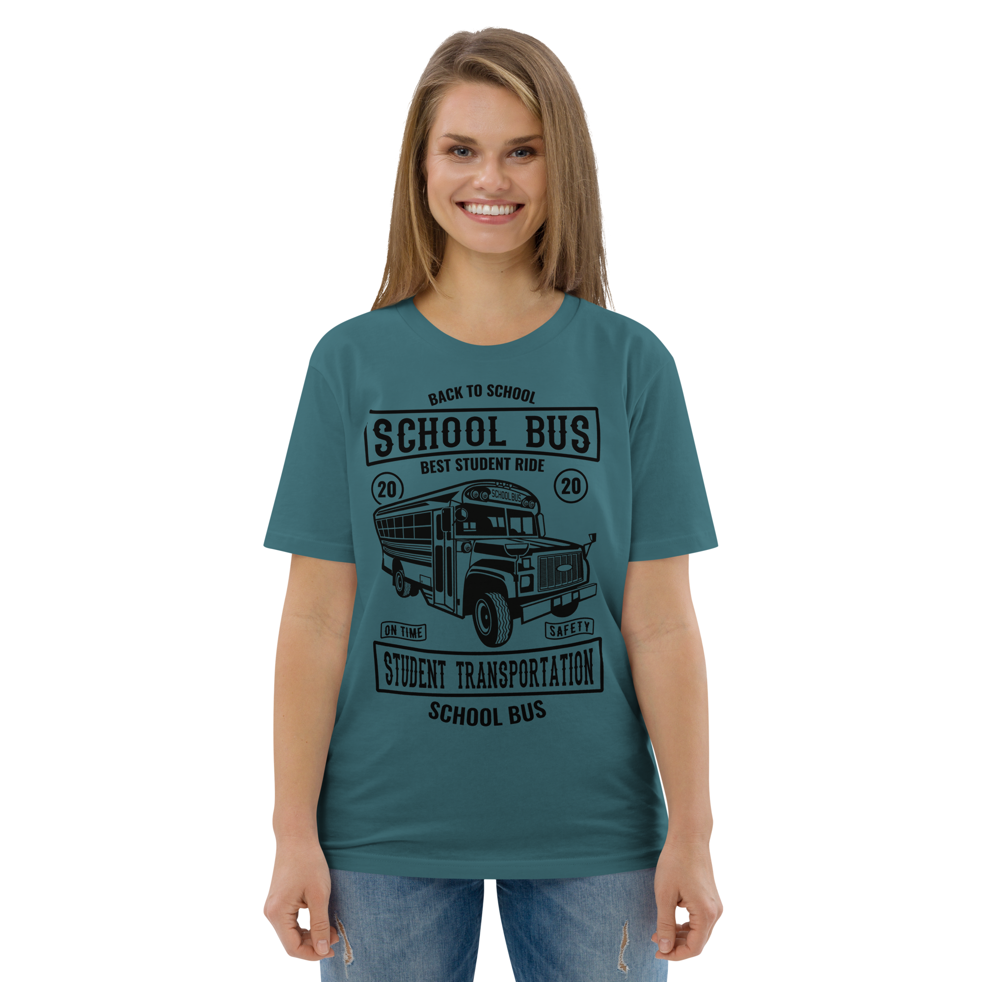 SCHULBUS Unisex T-Shirt aus Bio-Baumwolle