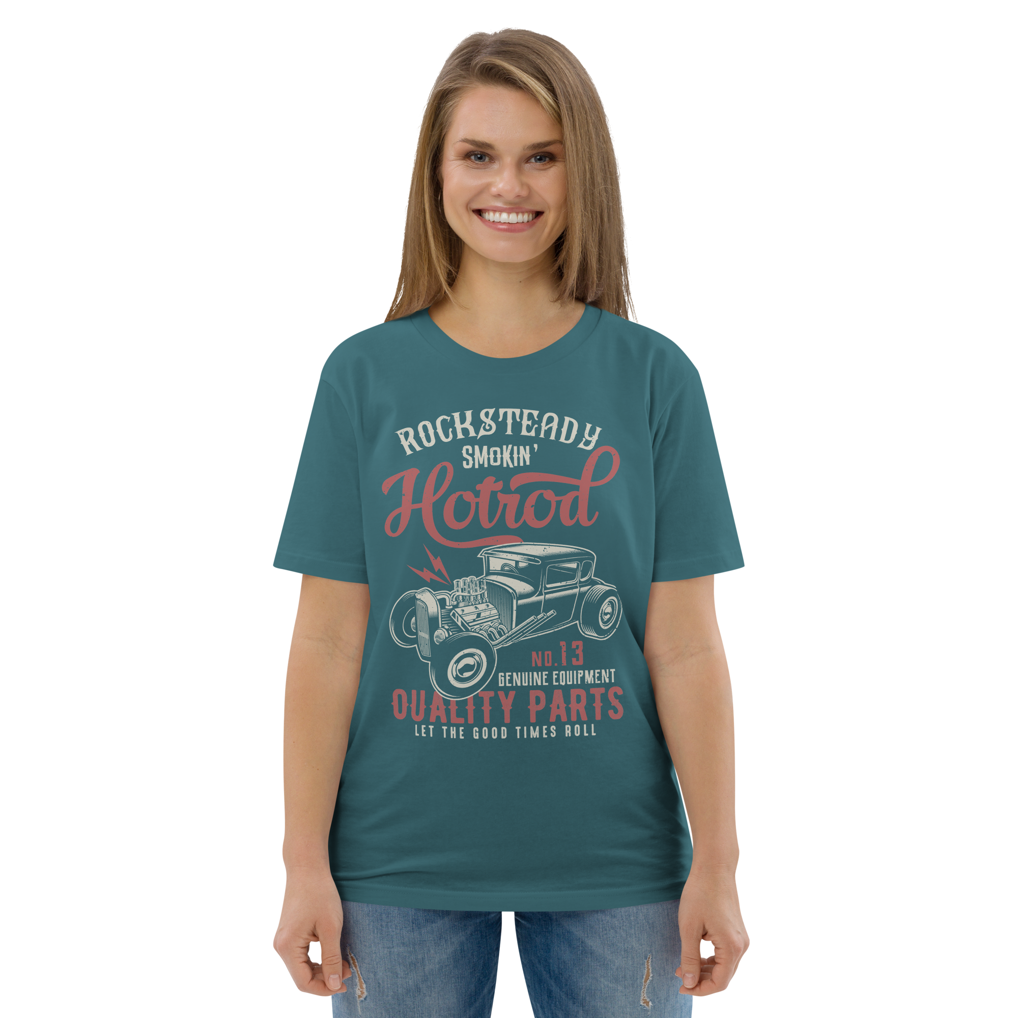 ROCKSTEADY HOTROD Unisex organic cotton t-shirt