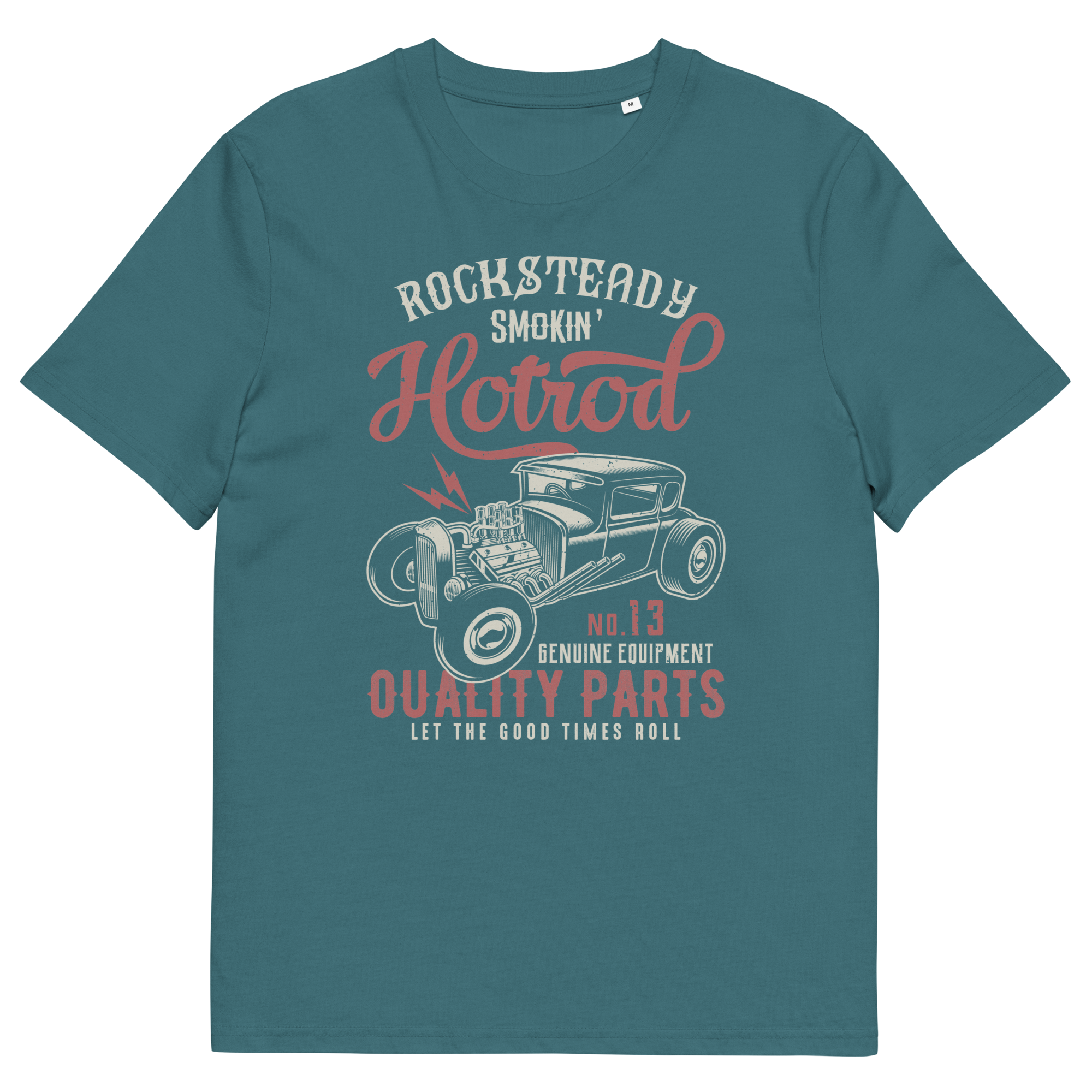 ROCKSTEADY HOTROD Unisex-T-Shirt aus Bio-Baumwolle