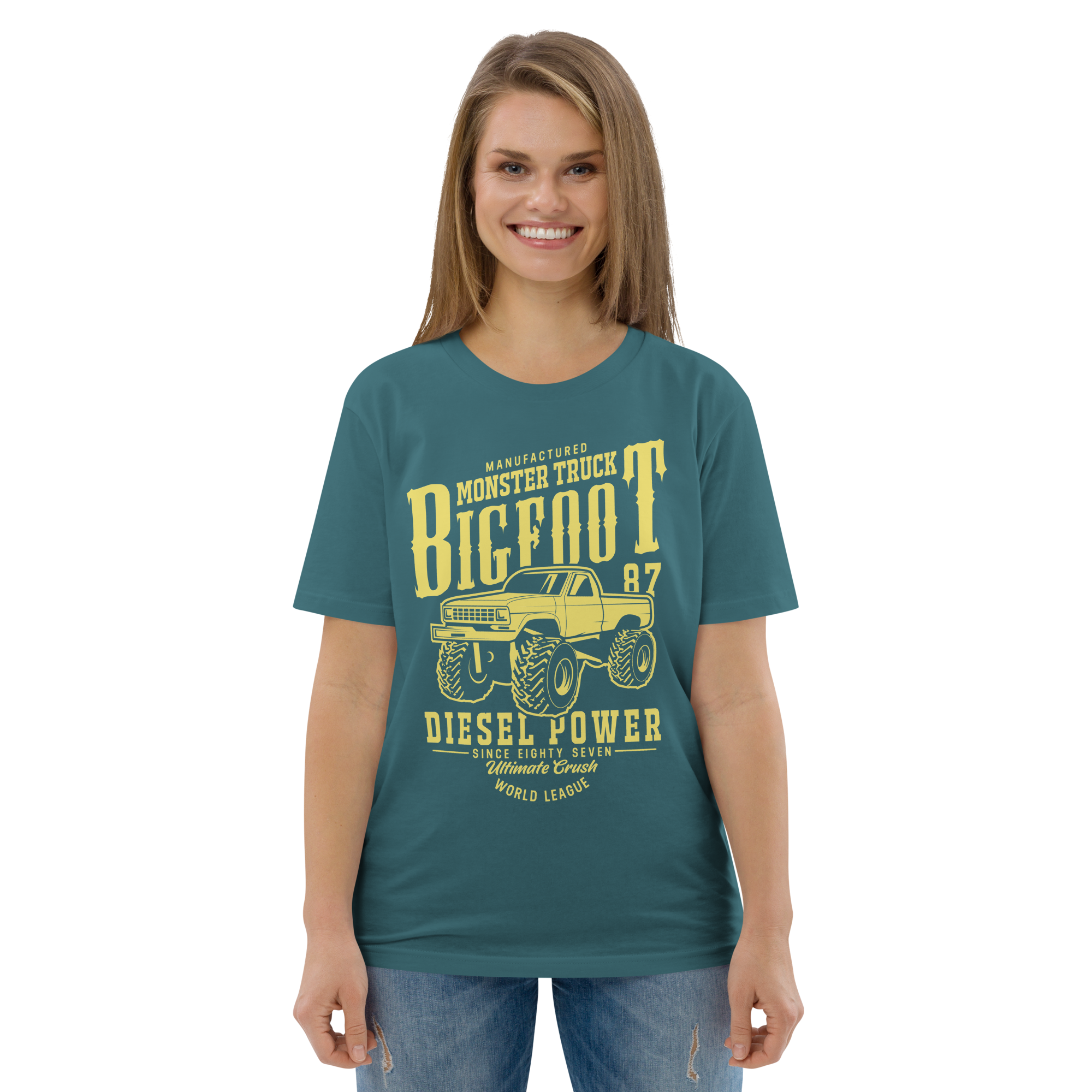 Camiseta unisex de algodón orgánico BIGFOOT DIESEL POWER