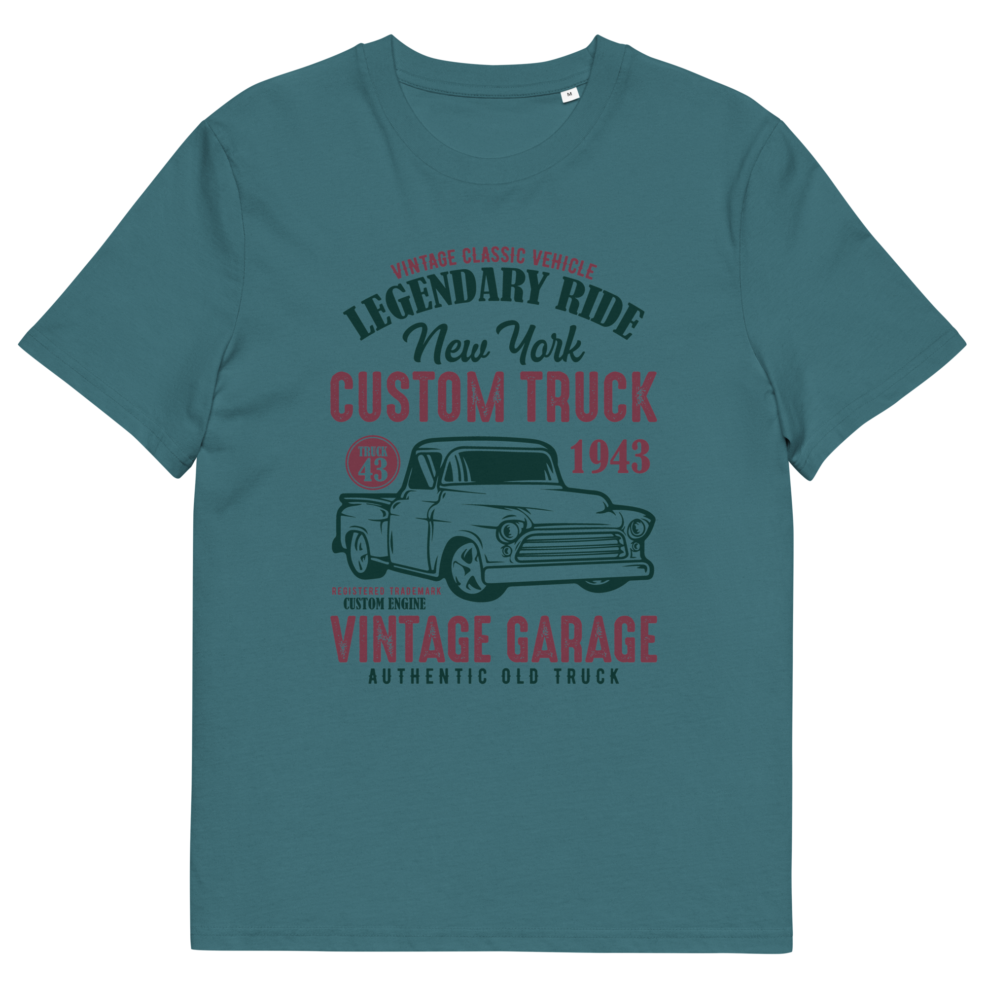 NEW YORK CUSTOM TRUCK Unisex-T-Shirt aus Bio-Baumwolle