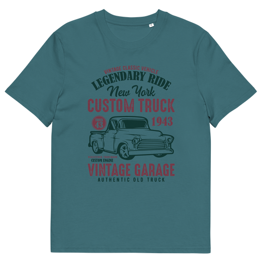 NEW YORK CUSTOM TRUCK Unisex organic cotton t-shirt