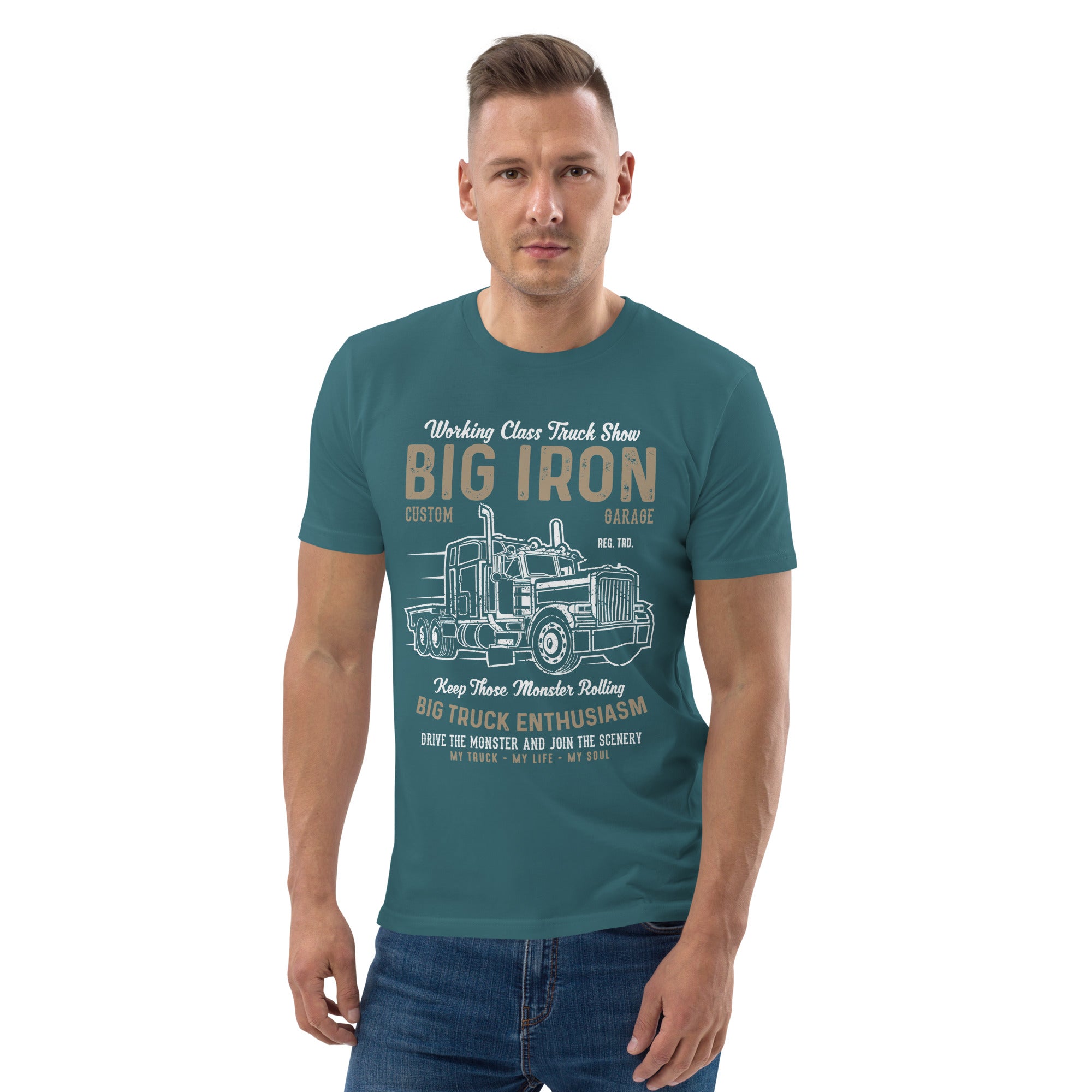 WORKING CLASS BIG IRON Unisex T-Shirt aus Bio-Baumwolle