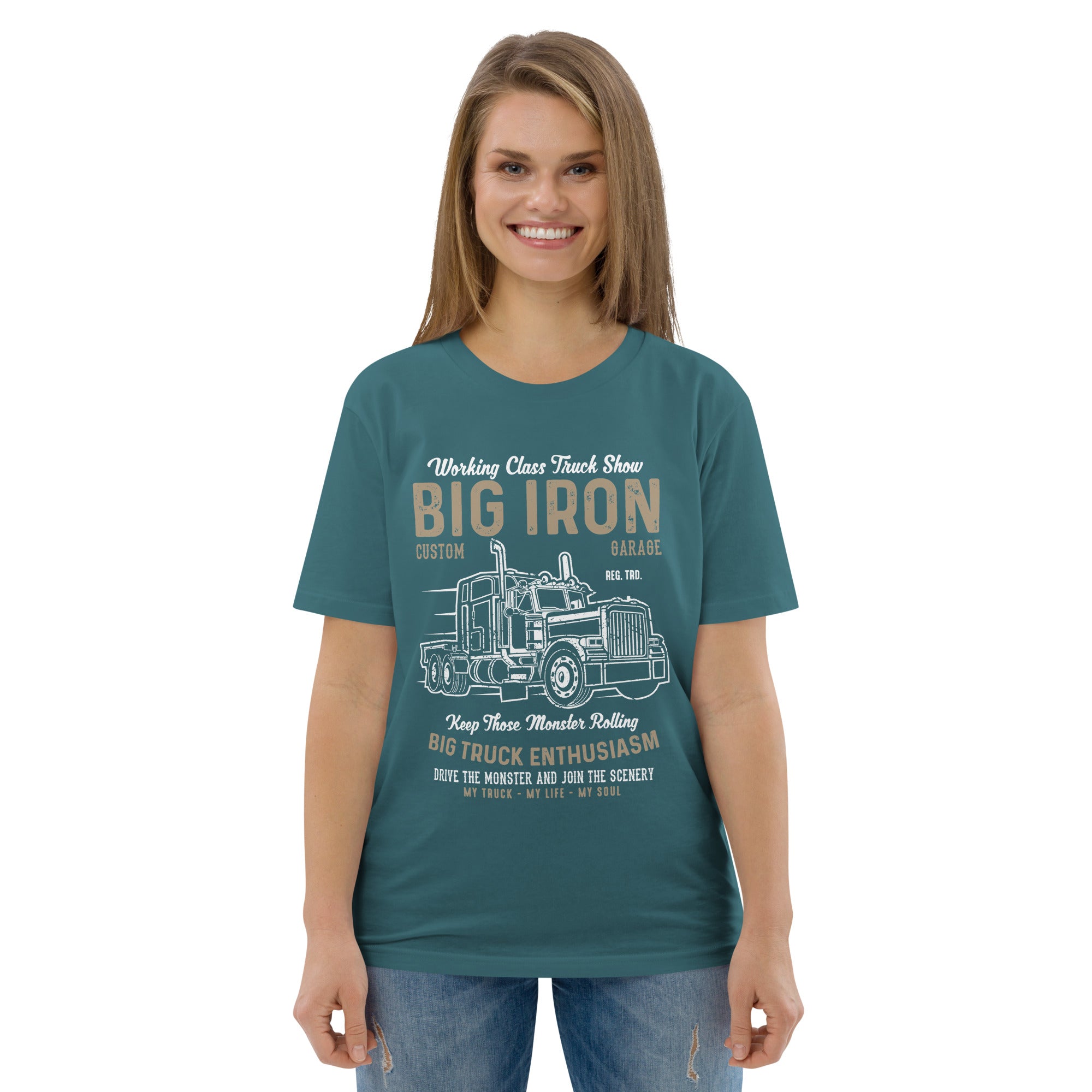 WORKING CLASS BIG IRON Unisex T-Shirt aus Bio-Baumwolle