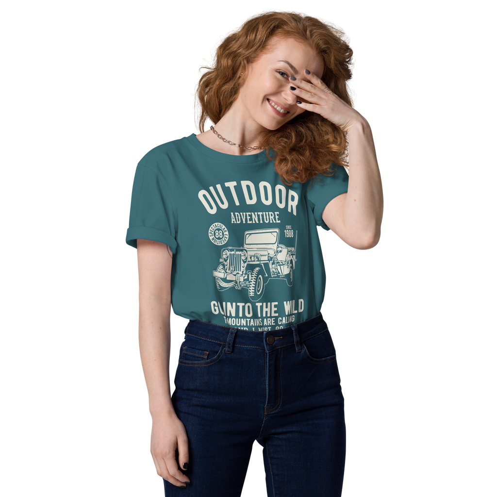 OUTDOOR ADVENTURE Unisex organic cotton t-shirt