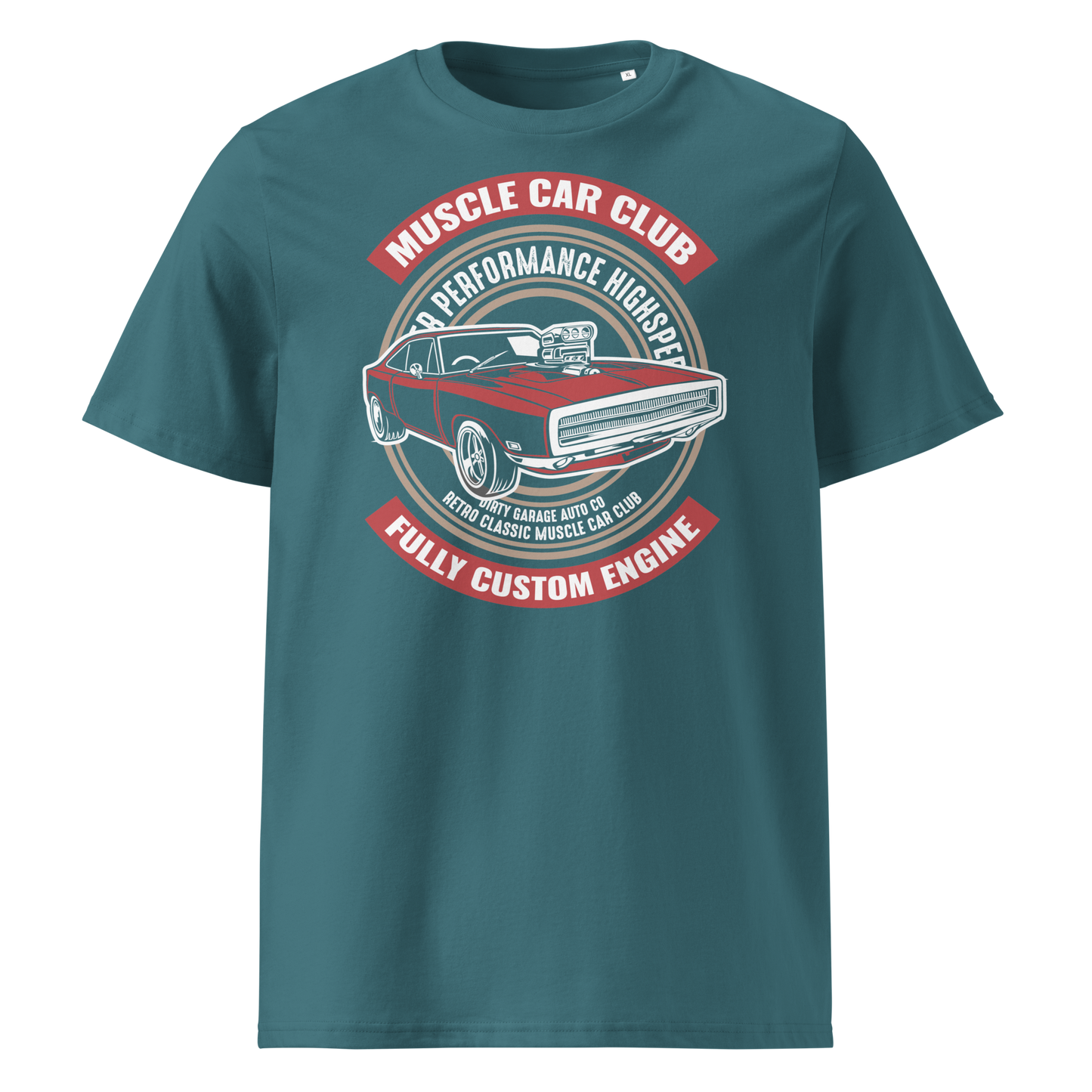 MUSCLE CAR CLUB Unisex organic cotton t-shirt