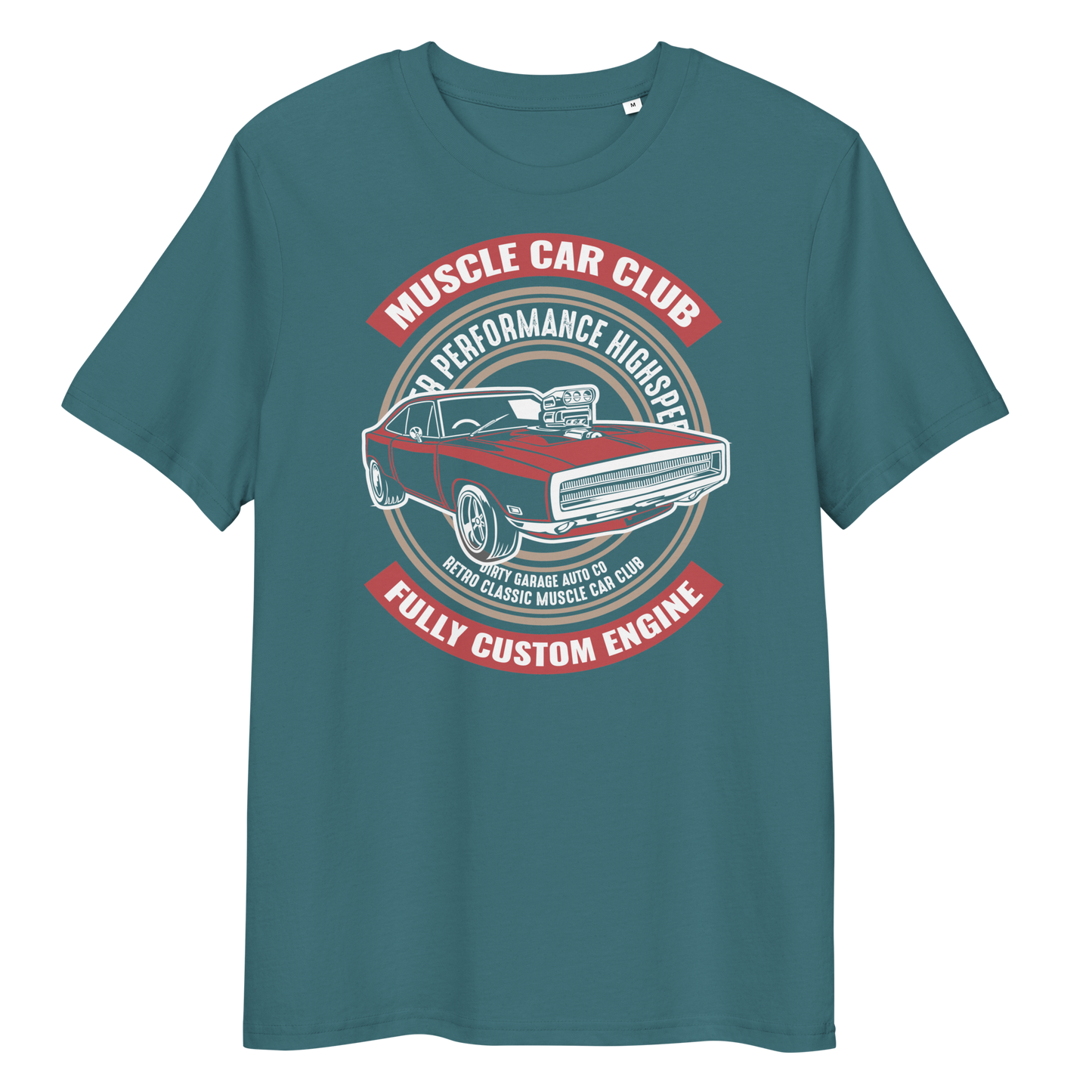 MUSCLE CAR CLUB Unisex organic cotton t-shirt