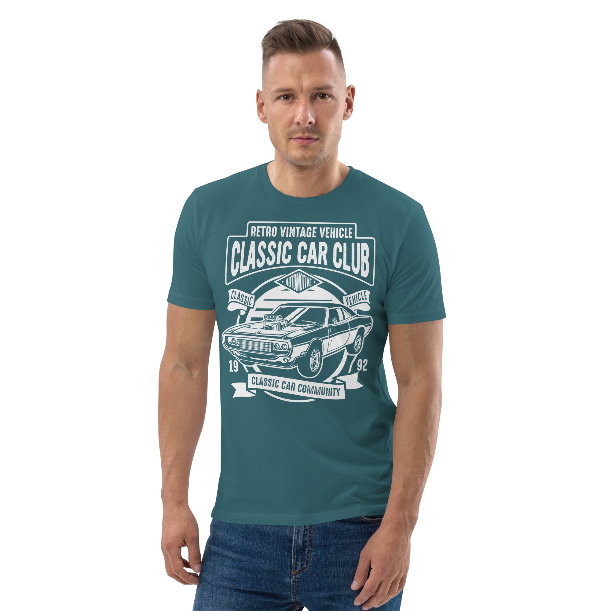 CLASSIC CAR CLUB unisex t-shirt