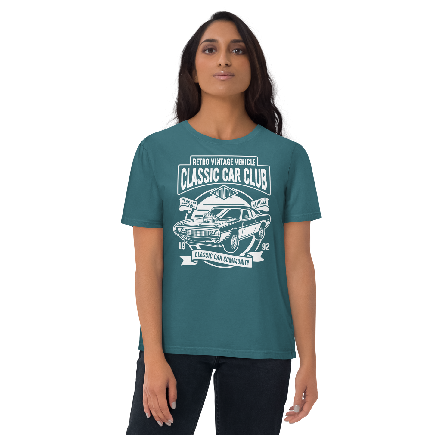 CLASSIC CAR CLUB Unisex organic cotton t-shirt