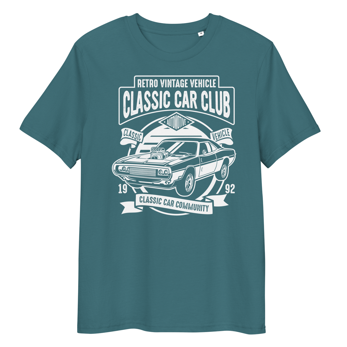 CLASSIC CAR CLUB Unisex organic cotton t-shirt