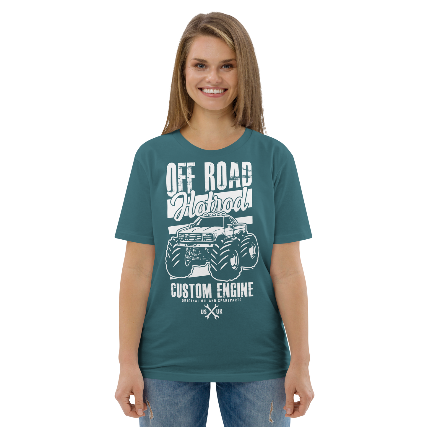 OFF ROAD HOTROD Unisex organic cotton t-shirt