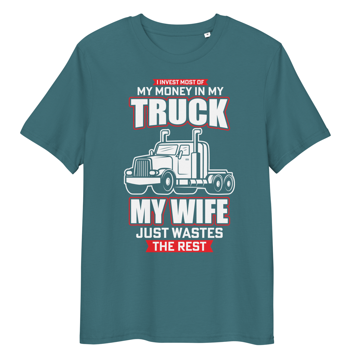 MY TRUCK & MY WIFE Unisex organic cotton t-shirt