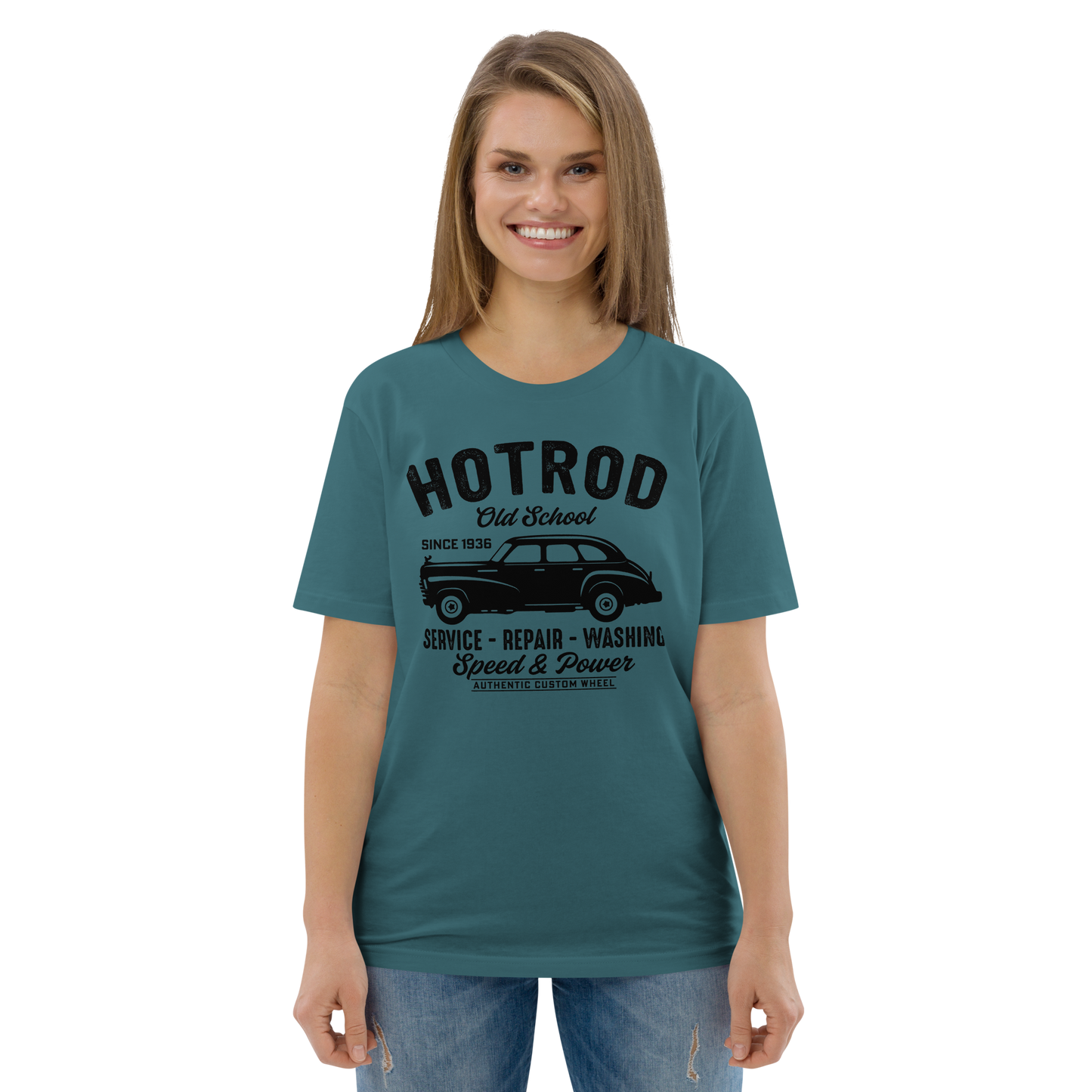 HOTROD OLD SCHOOL Unisex organic cotton t-shirt