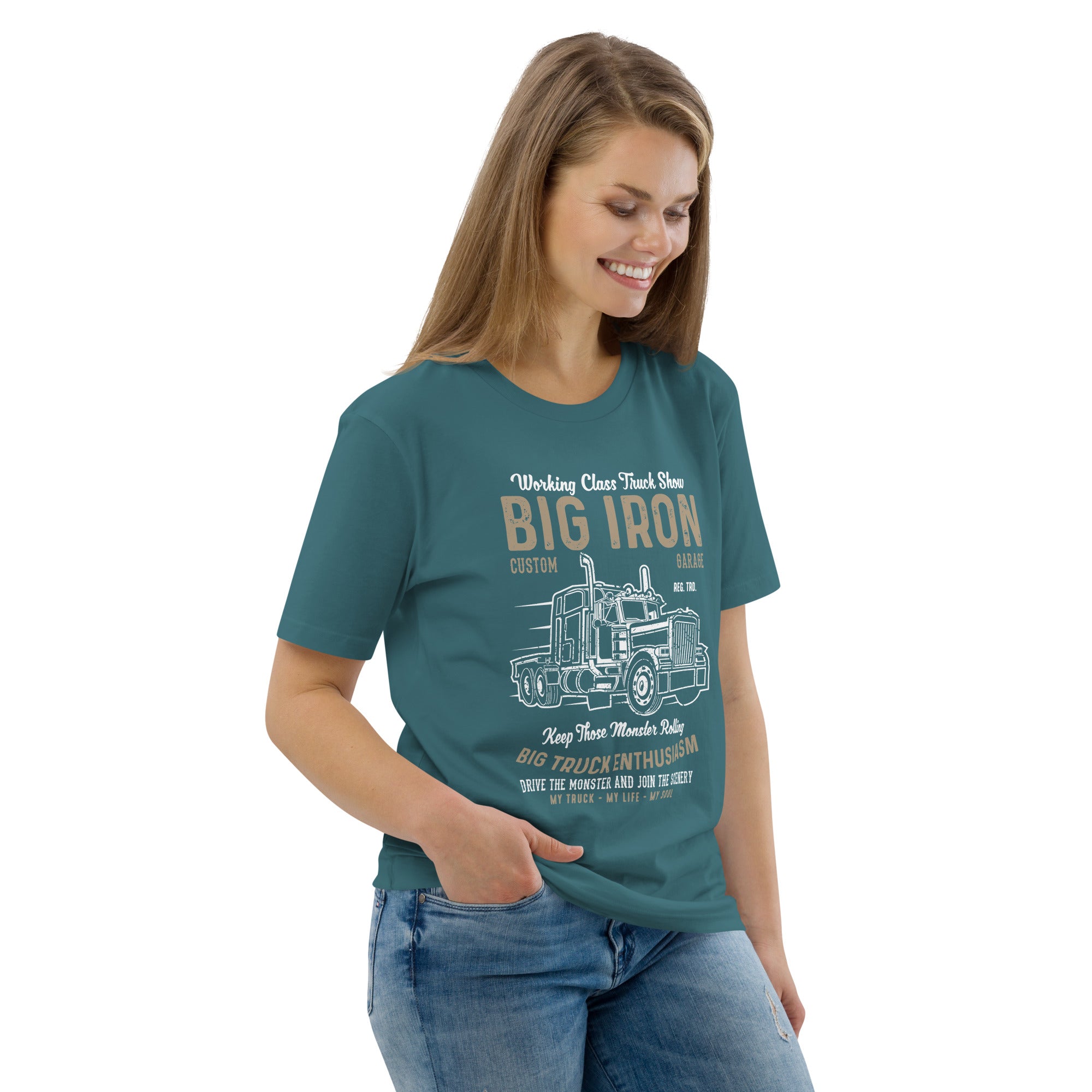 WORKING CLASS BIG IRON Unisex T-Shirt aus Bio-Baumwolle