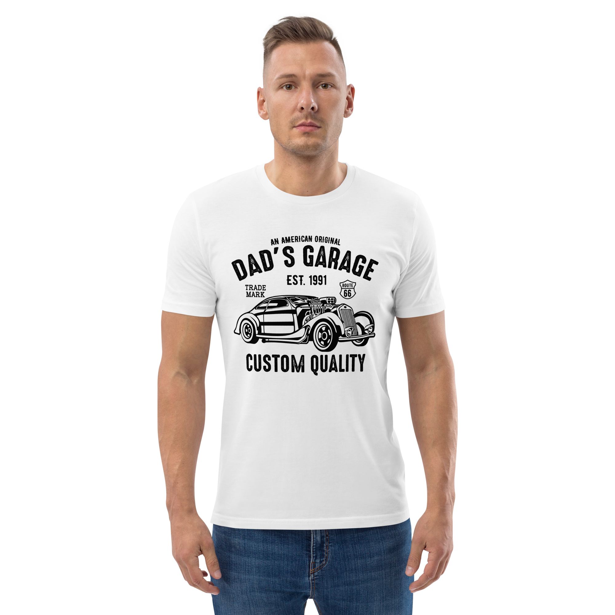 DAD'S GARAGE unisex t-shirt