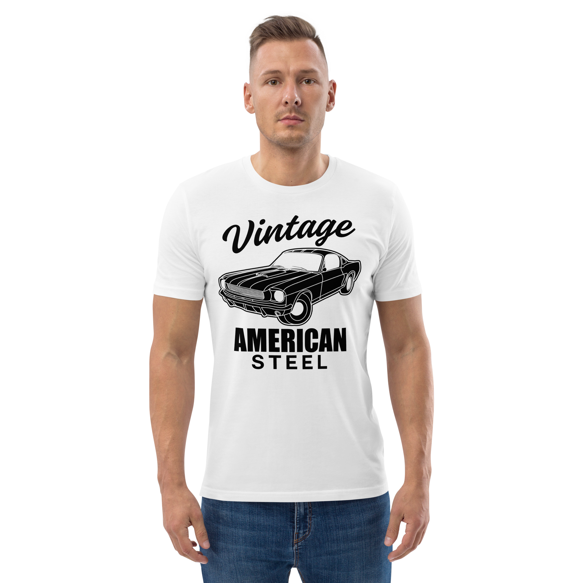 VINTAGE AMERICAN STEEL unisex t-shirt