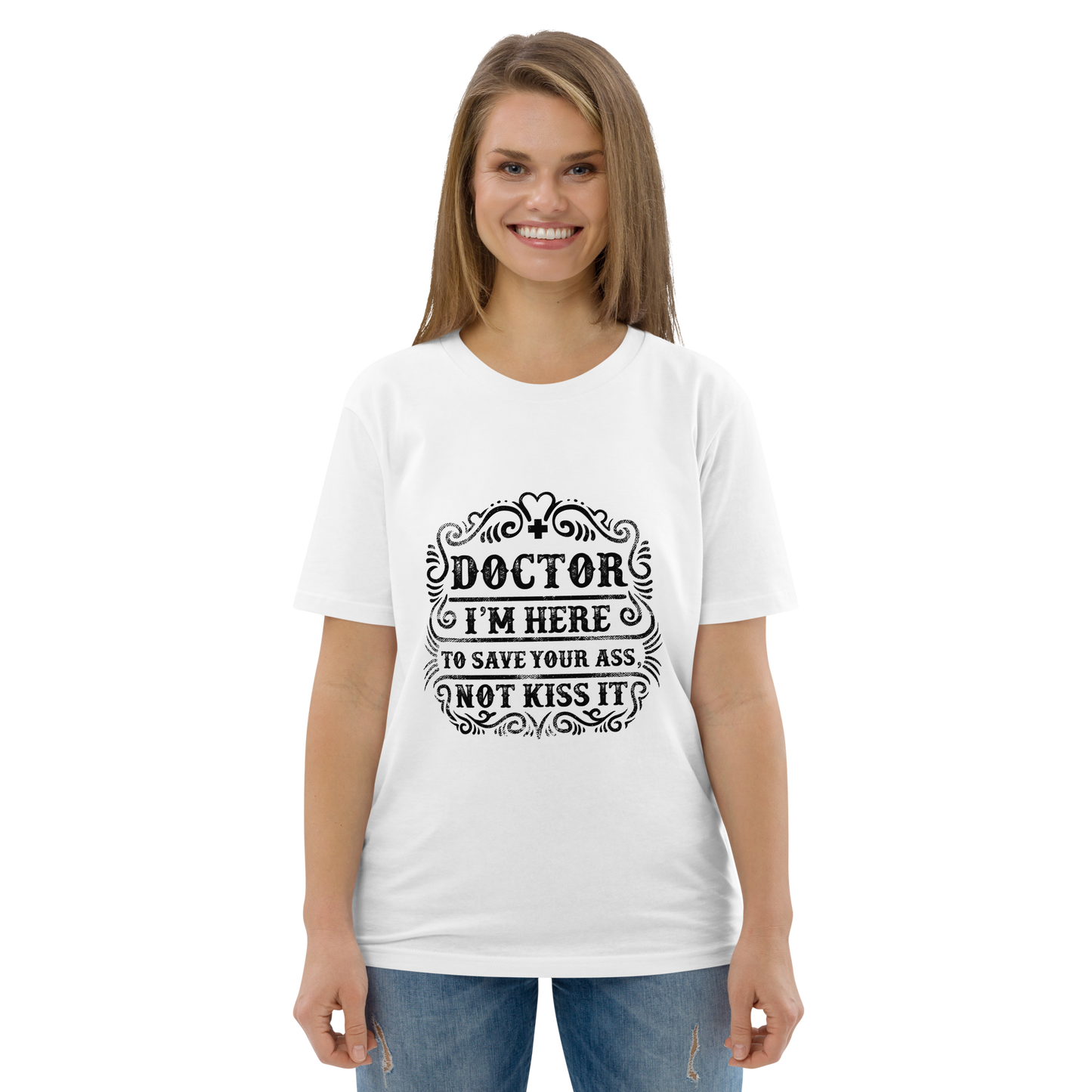 SAVE YOUR ASS Doctor series unisex organic cotton t-shirt