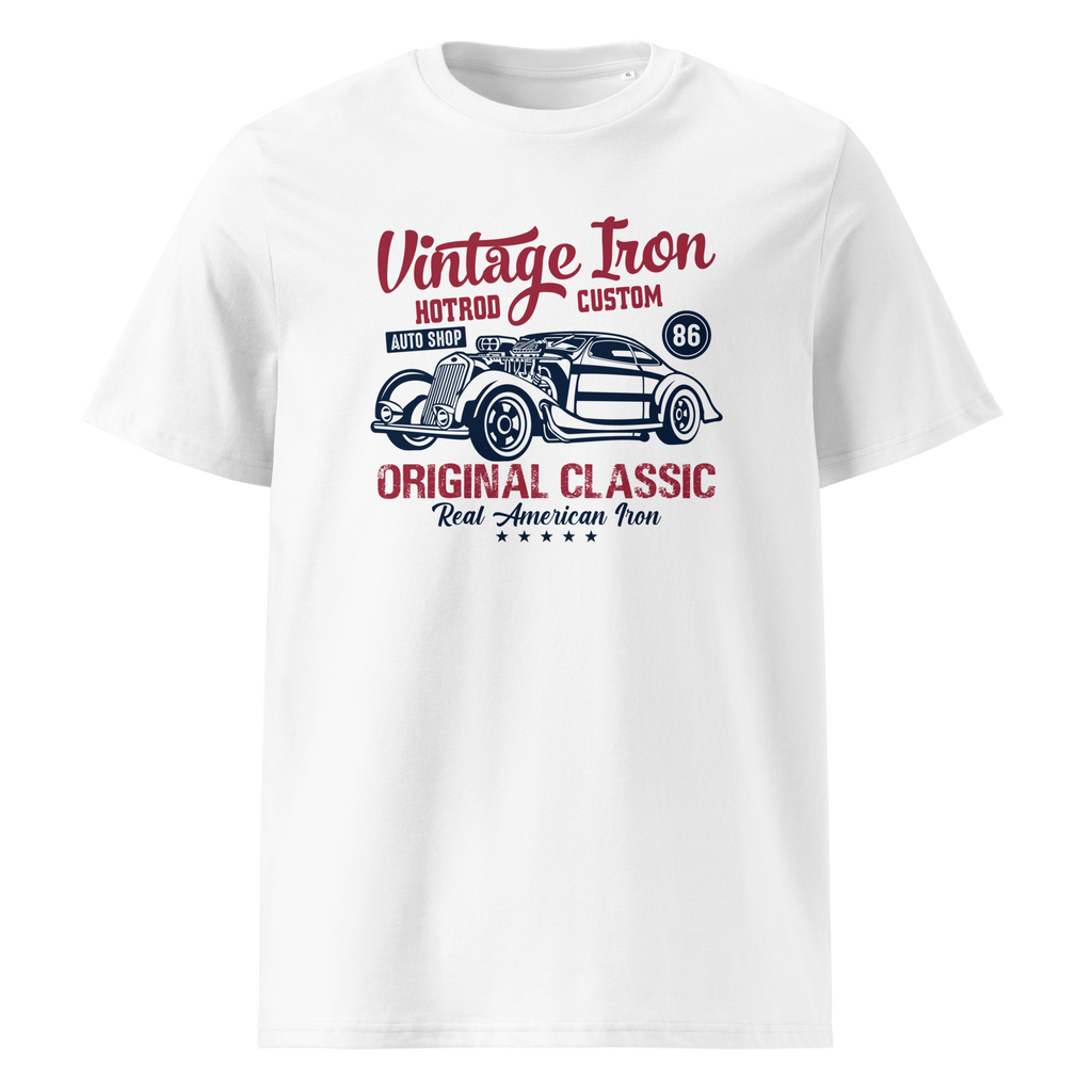VINTAGE IRON Unisex organic cotton t-shirt